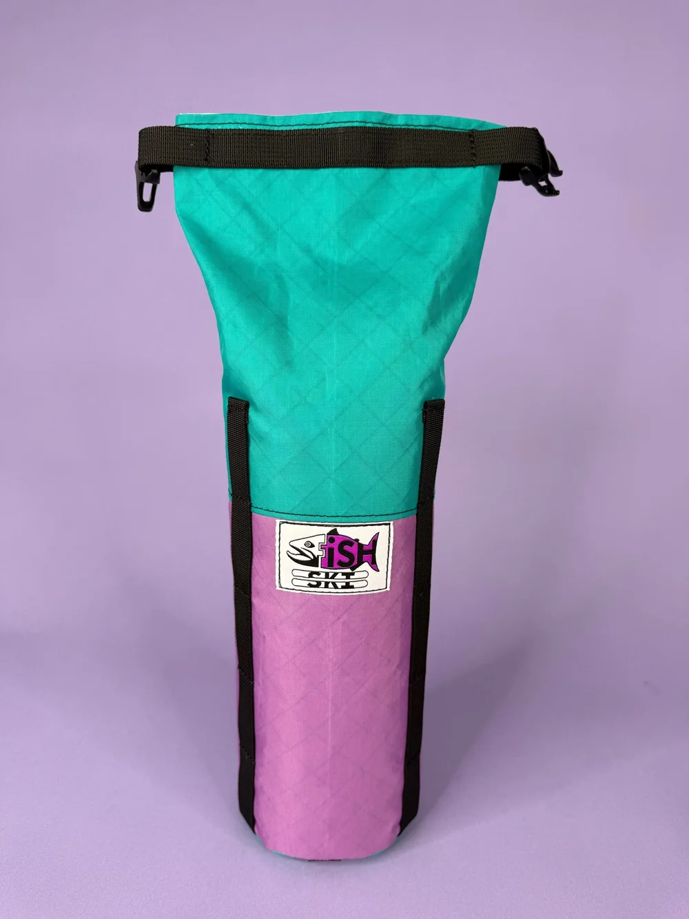 Teal/Lavender Fork Bag — Fish-Ski Designs