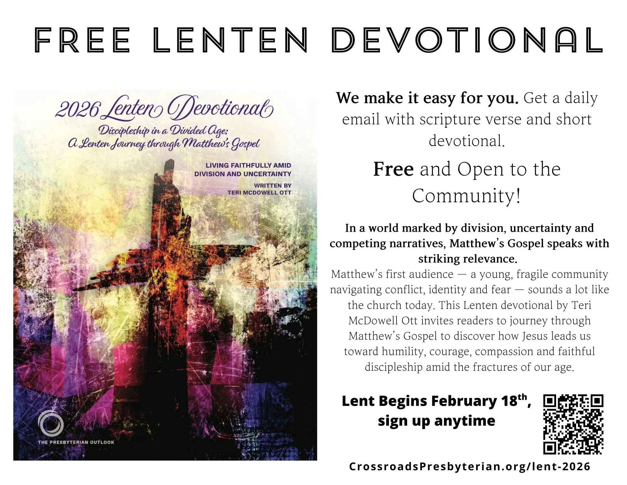 Lenten Devotional Sign up