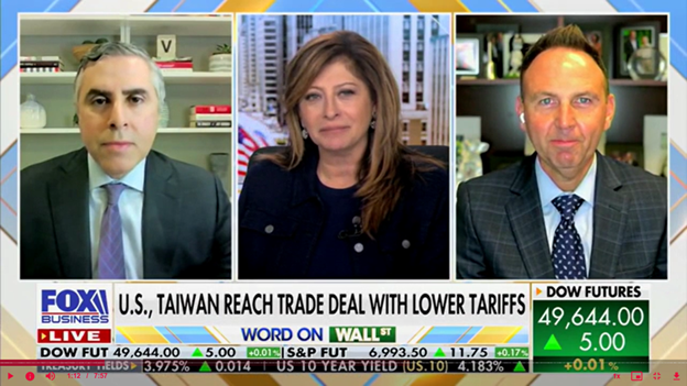 Brian Vendig Joins Fox Business to Discuss Trade Deal and Earnings