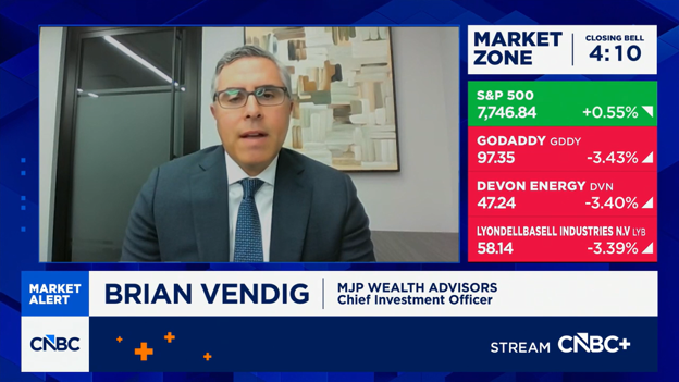 Brian Vendig Joins CNBC ‘Closing Bell’
