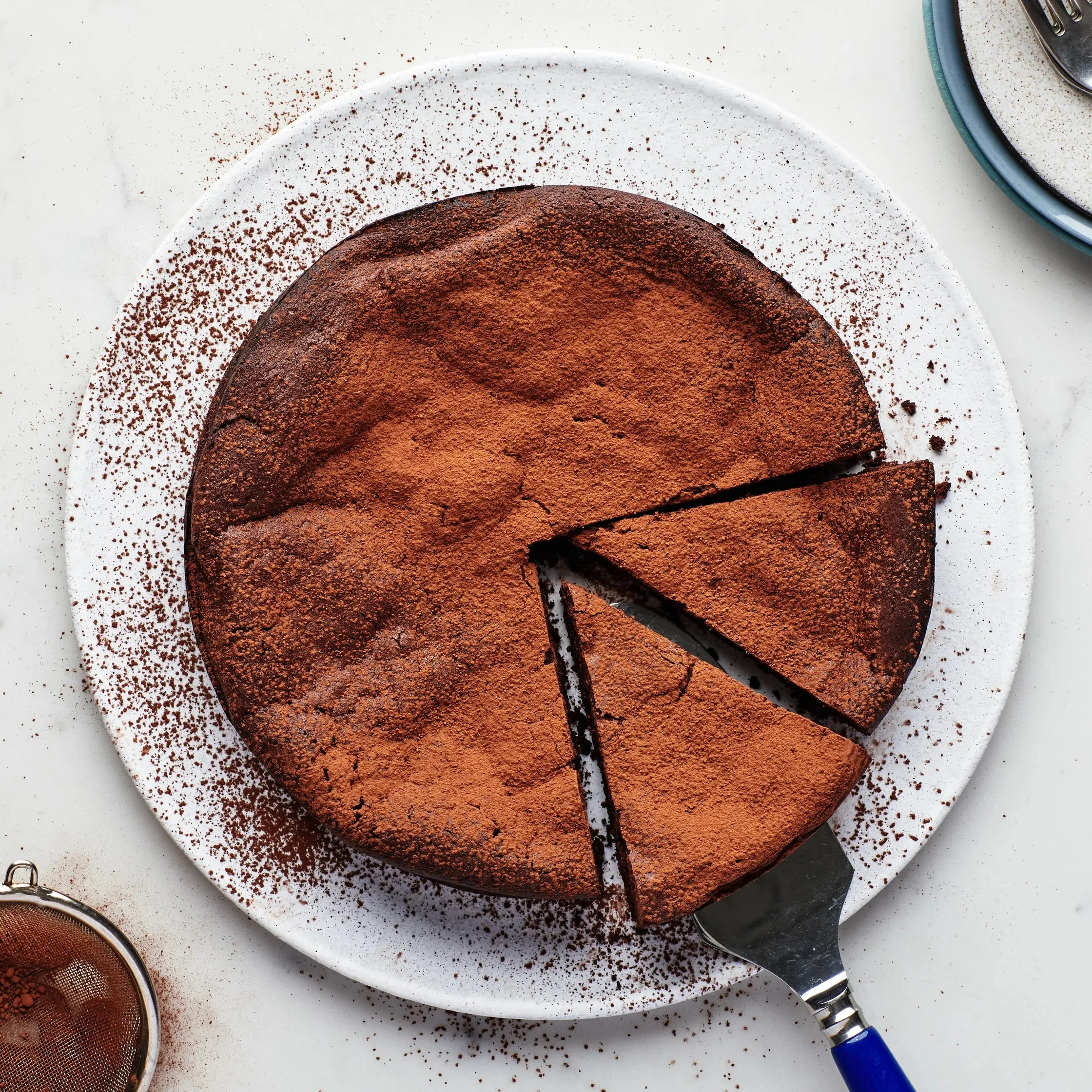 Flourless single origin chocolate torte