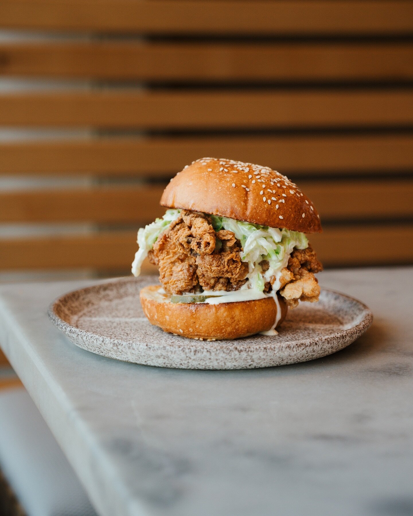 We&rsquo;ve got your dinner plans covered&hellip; Thursday nights around here are for ramen, big drinks, and dishes like this buttermilk koji fried chicken sandwich with spicy sesame slaw and pickles &mdash; stop on by and see what we&rsquo;ve got co