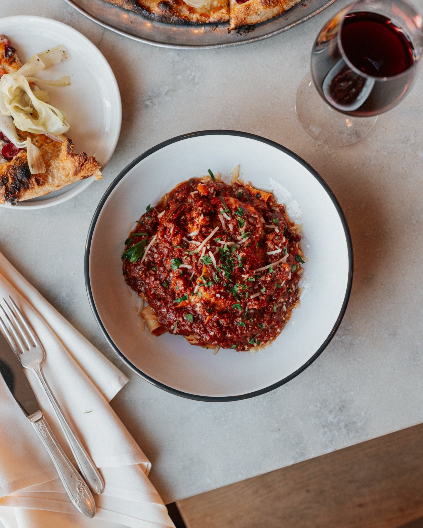 Why pick between pasta and pizza when you can have both? 🙂&zwj;↕️ lunch anyone?

Stop on by and get your fill!