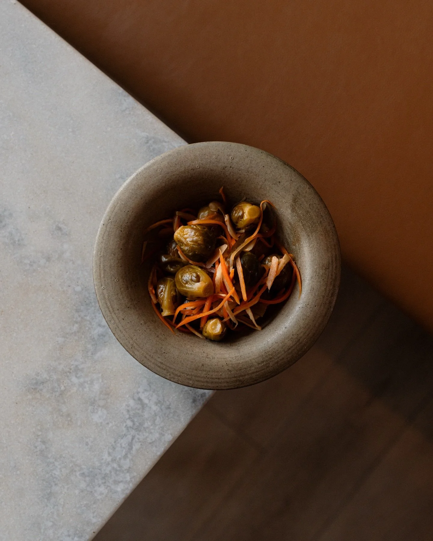 Brussels sprouts can be the star of the show, too 🌟 usually found accompanying our grass-fed beef tenderloin, our house-made charred brussles sprouts kimchi is not one to miss out on

Hungry? We&rsquo;ll see ya for dinner!