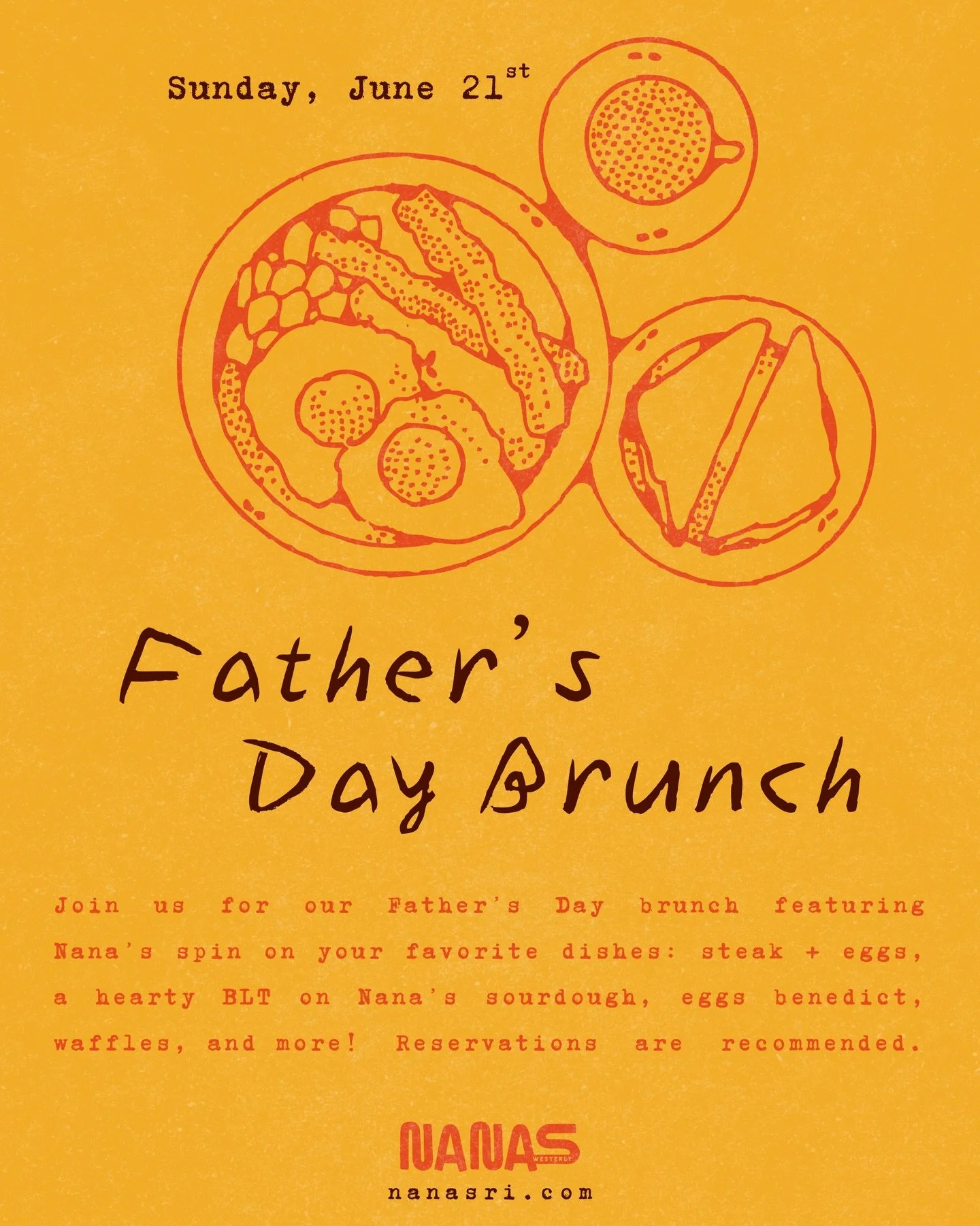let's hear it for the dads ⭐️ Father's Day brunch at Nana's has some of our most favorite things 🍳🥪 

swipe to check out some of the extra special menu items just for dad! reservations recommended 🤗
