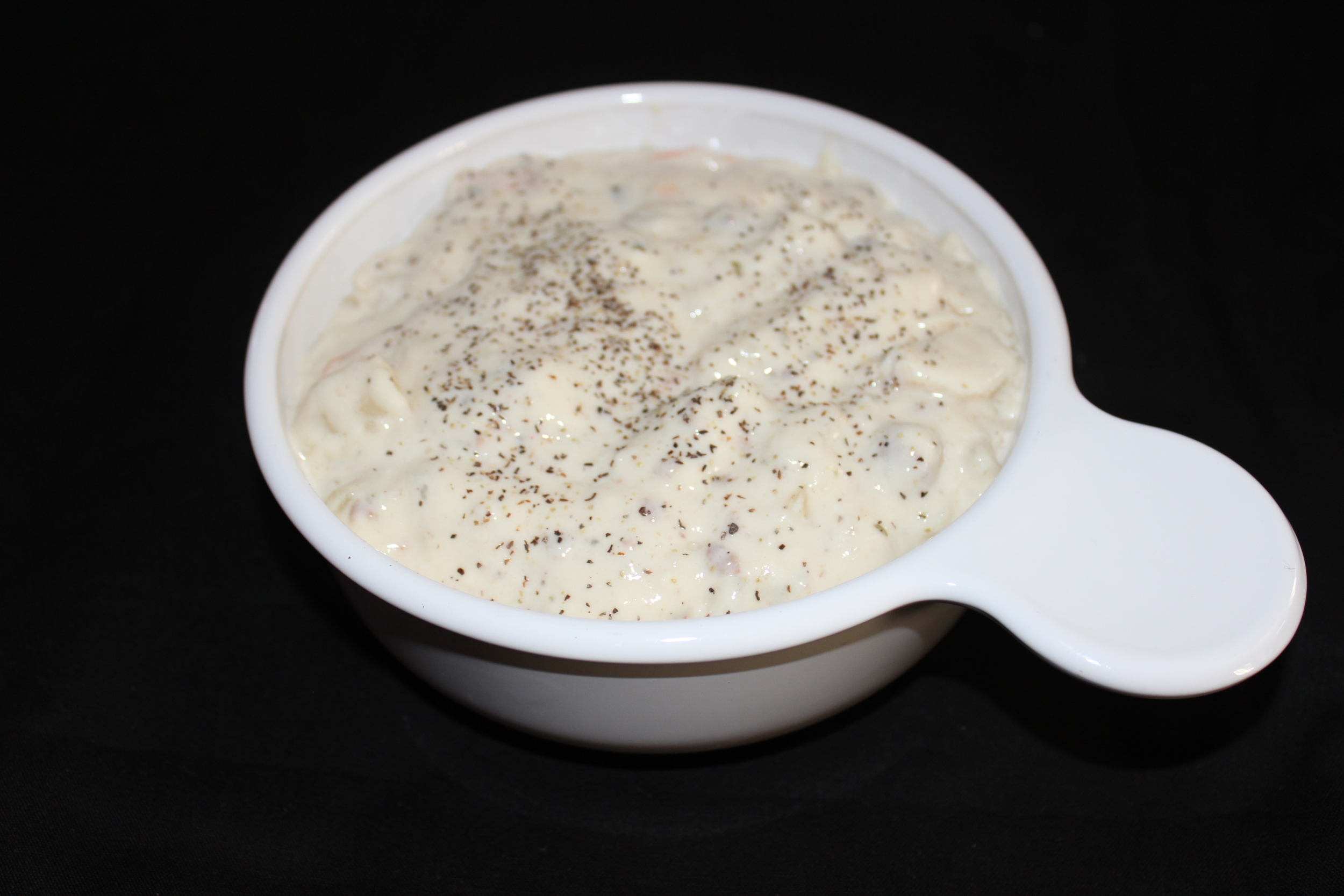 Cream of Potato Soup with Bacon