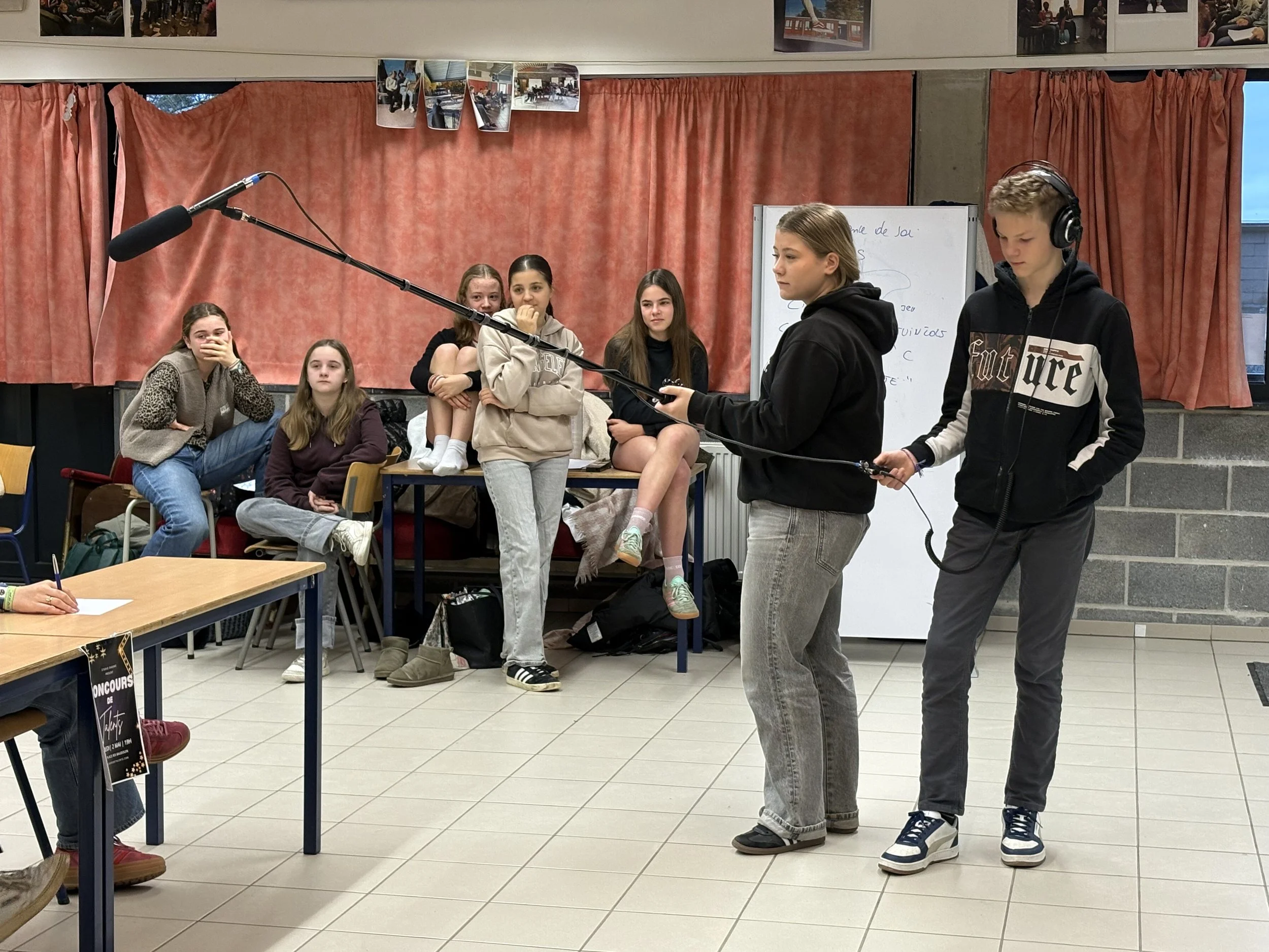 La perchiste et l'ingé son