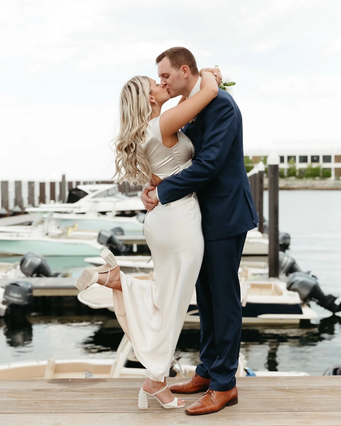 Mr. &amp; Mrs. Magoon🥂

Lexi Barboza Photography 
Boston Elopement Photographer 
Elopement Photographer
Seaport Boston 
Massachusetts Intimate Wedding Photographer