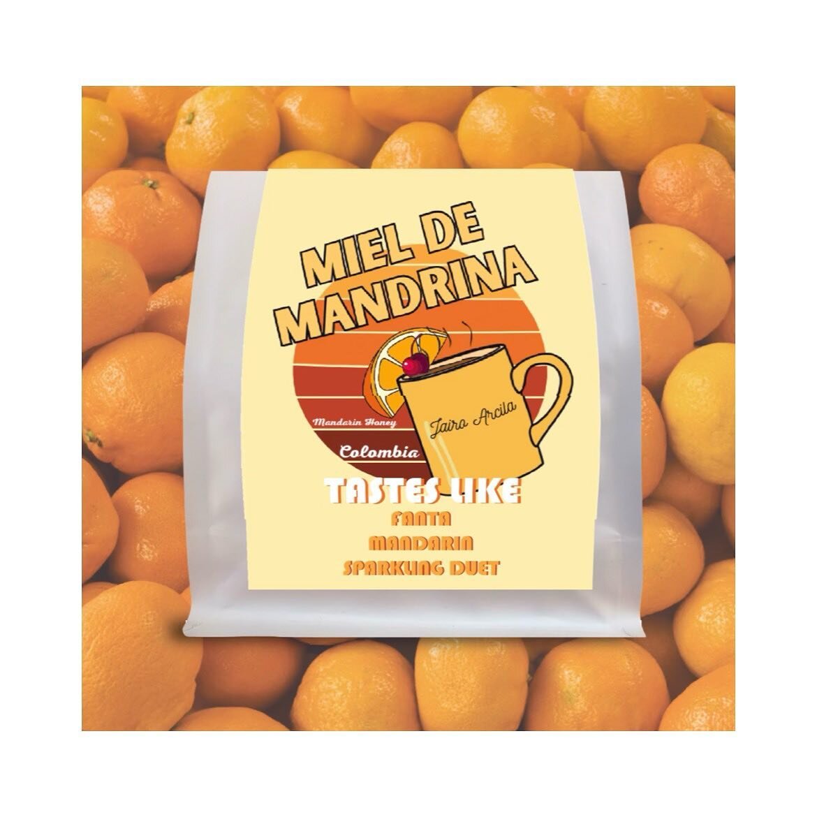 something extra special in store and on batch today&hellip;Miel De Mandrina from one of our absolute fav producers Jairo Arcila! Fermented with wine yeast and fresh and dried mandarin, it&rsquo;s fruity and totally unique 🍊🍷

@vanguardcoffeeco ❤️