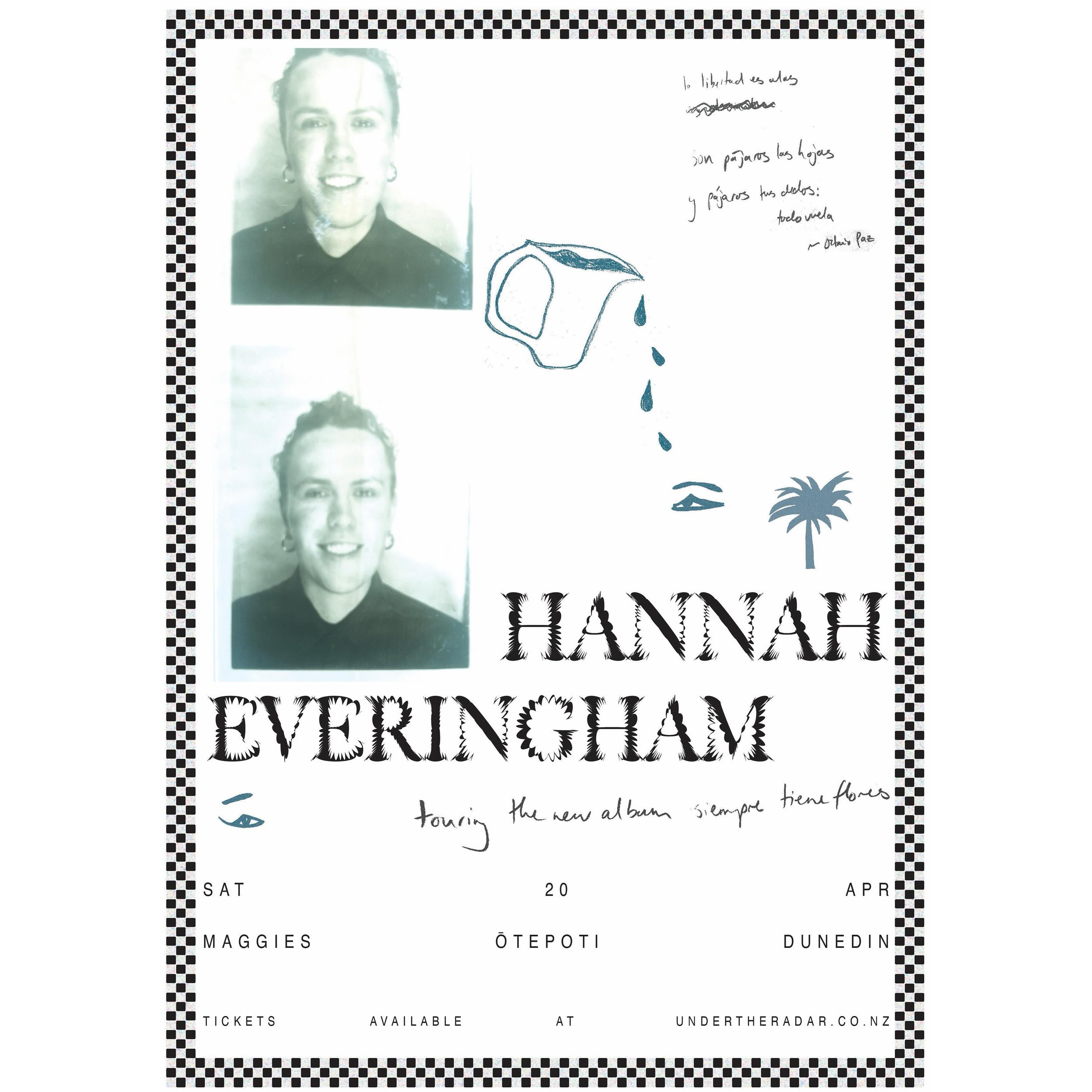 our amazing month of music in April continues this coming Saturday! 

we are so happy to be hosting @hannah__everingham again - we love her and love her new record!! 

support from @hestermaryida 
tickets from @undertheradarnz