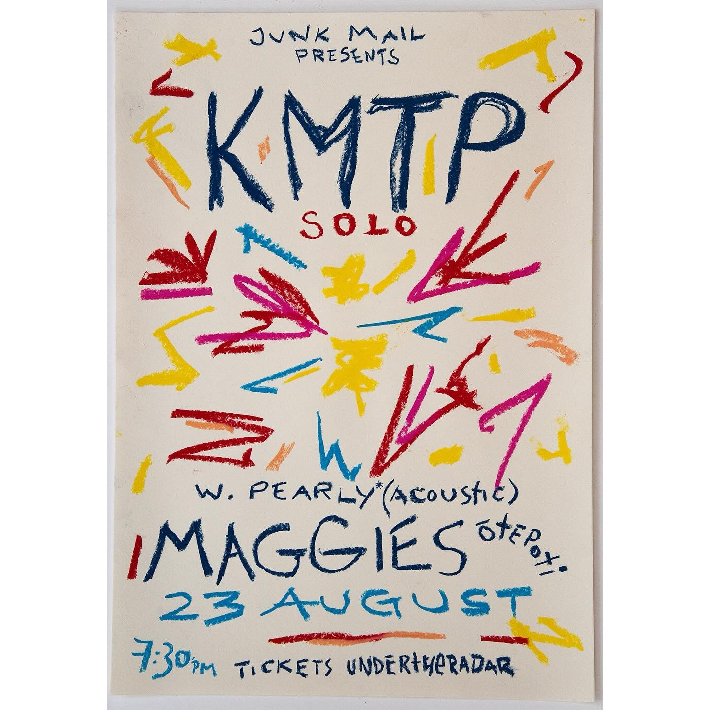 we played &lsquo;first date&rsquo; non stop when it first came out so it feels great to be welcoming @kmtpmakesmusic to our place for an intimate solo show 

support from the AS Colour mafia @pearly_band 

🎸