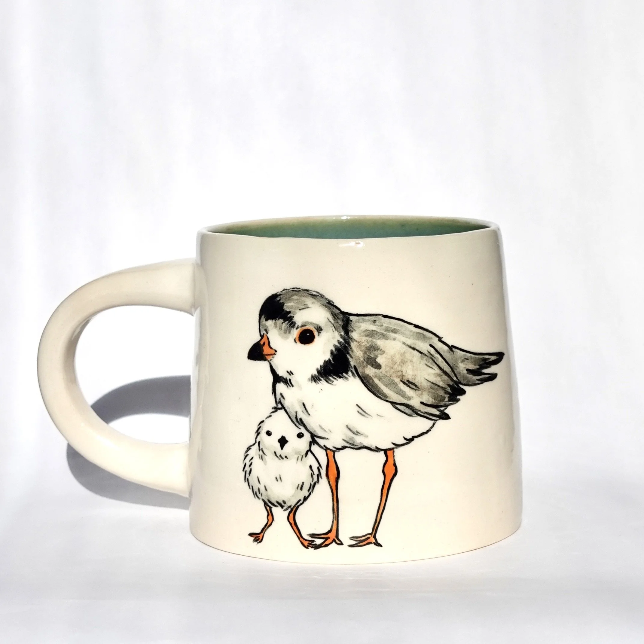 Teal Piping Plover mug (second)