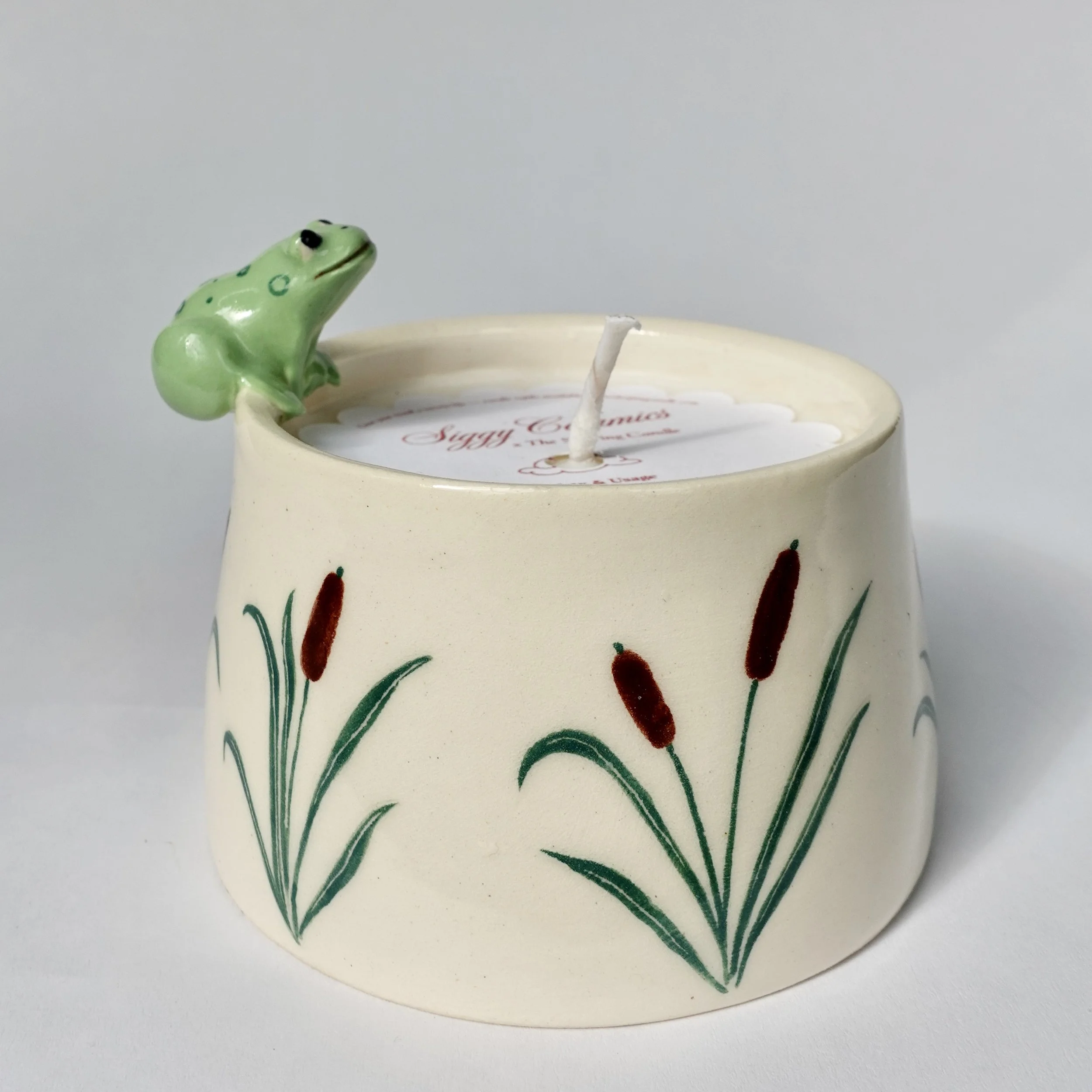 Frog candle 2