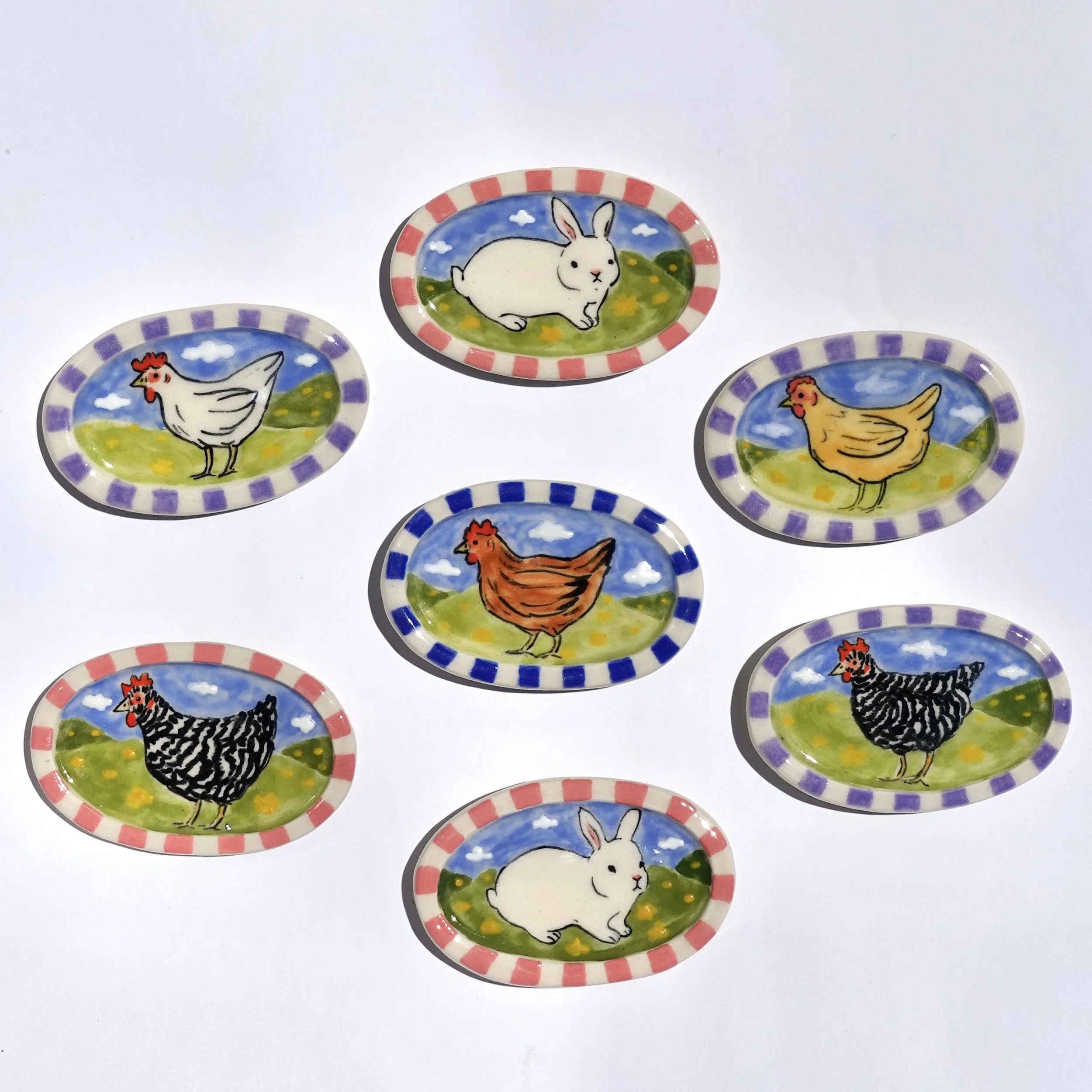 Spring critter magnets