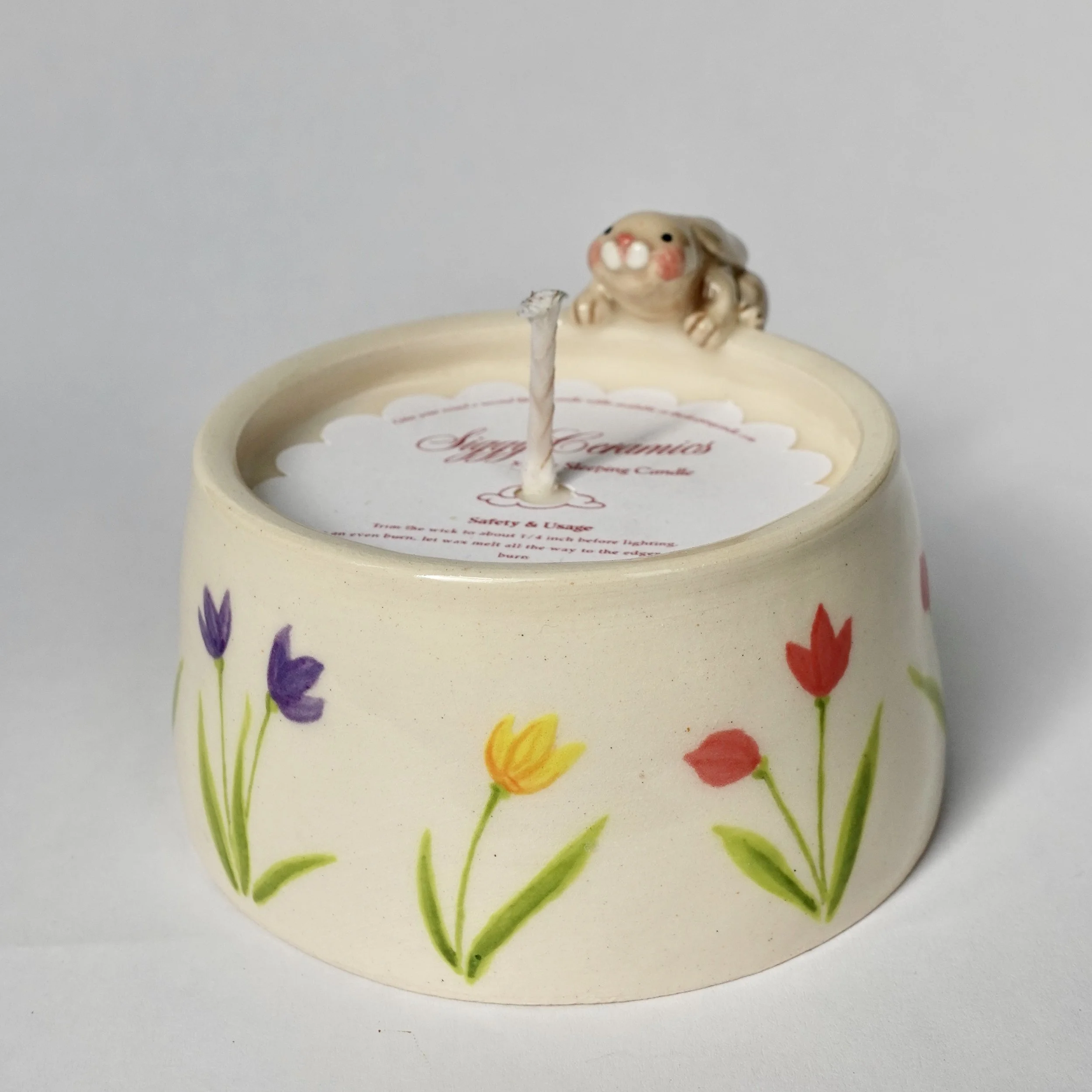 Bunny candle 1