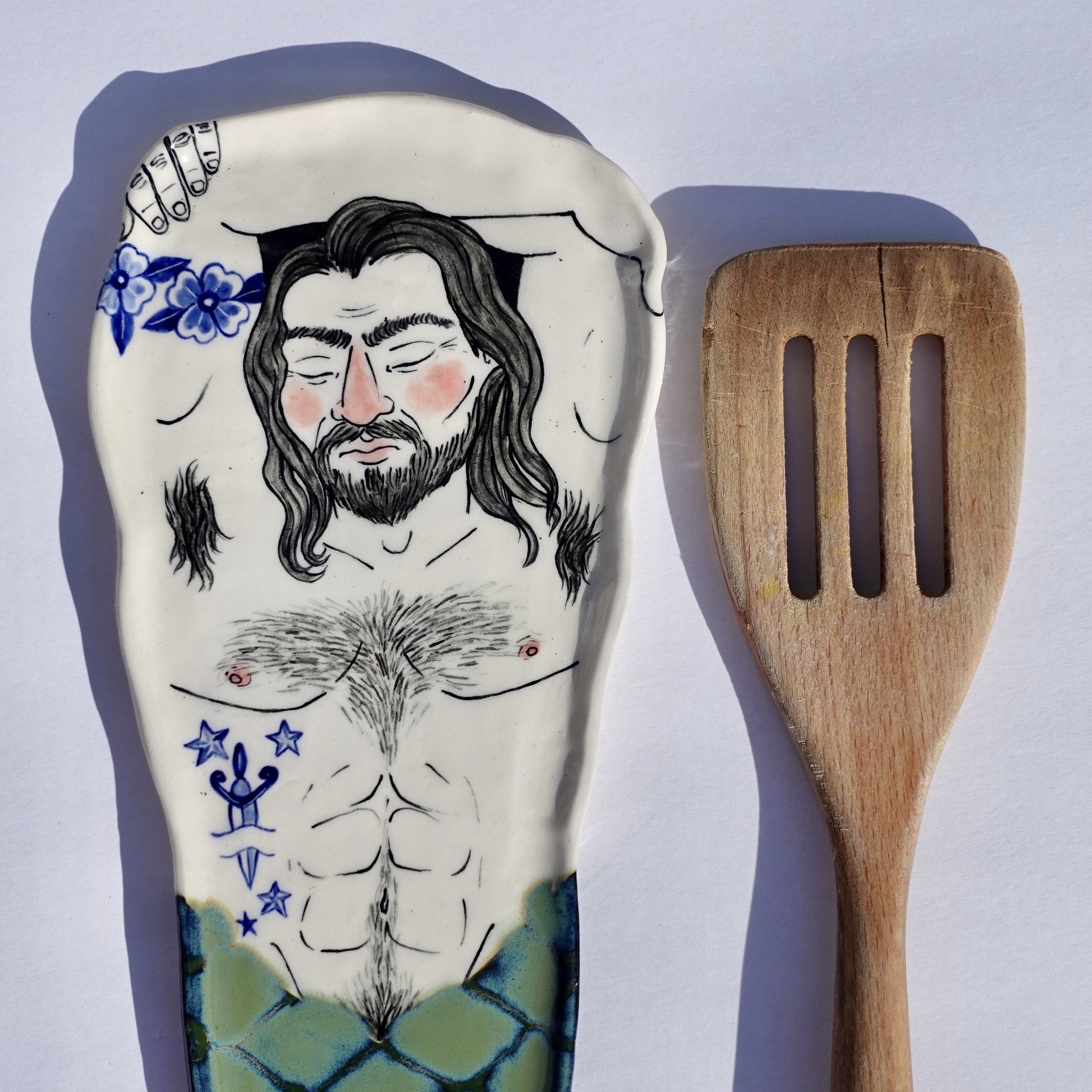 Merman spoon rest 2