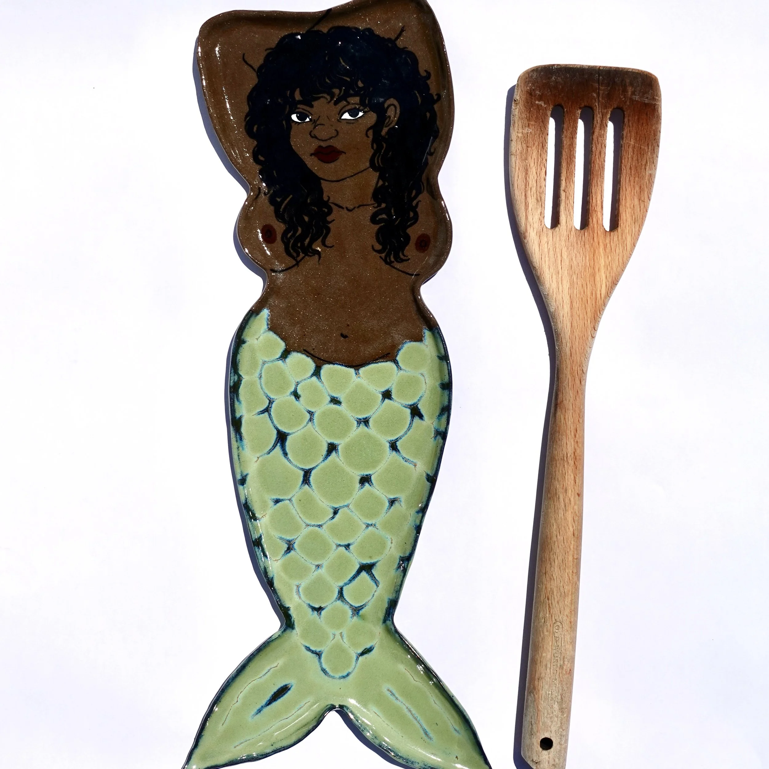 Mermaid spoon rest 2