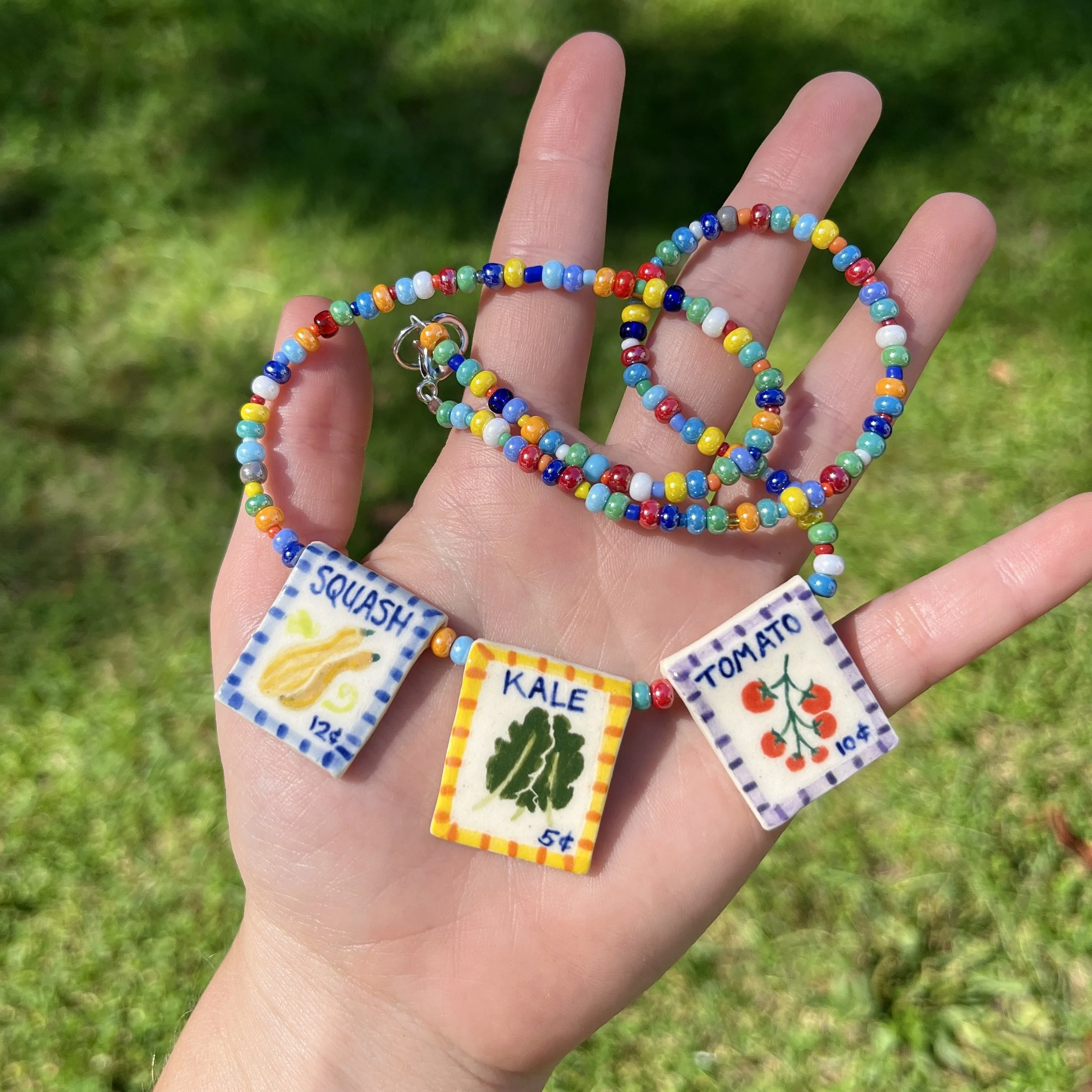 Summer Seeds necklace