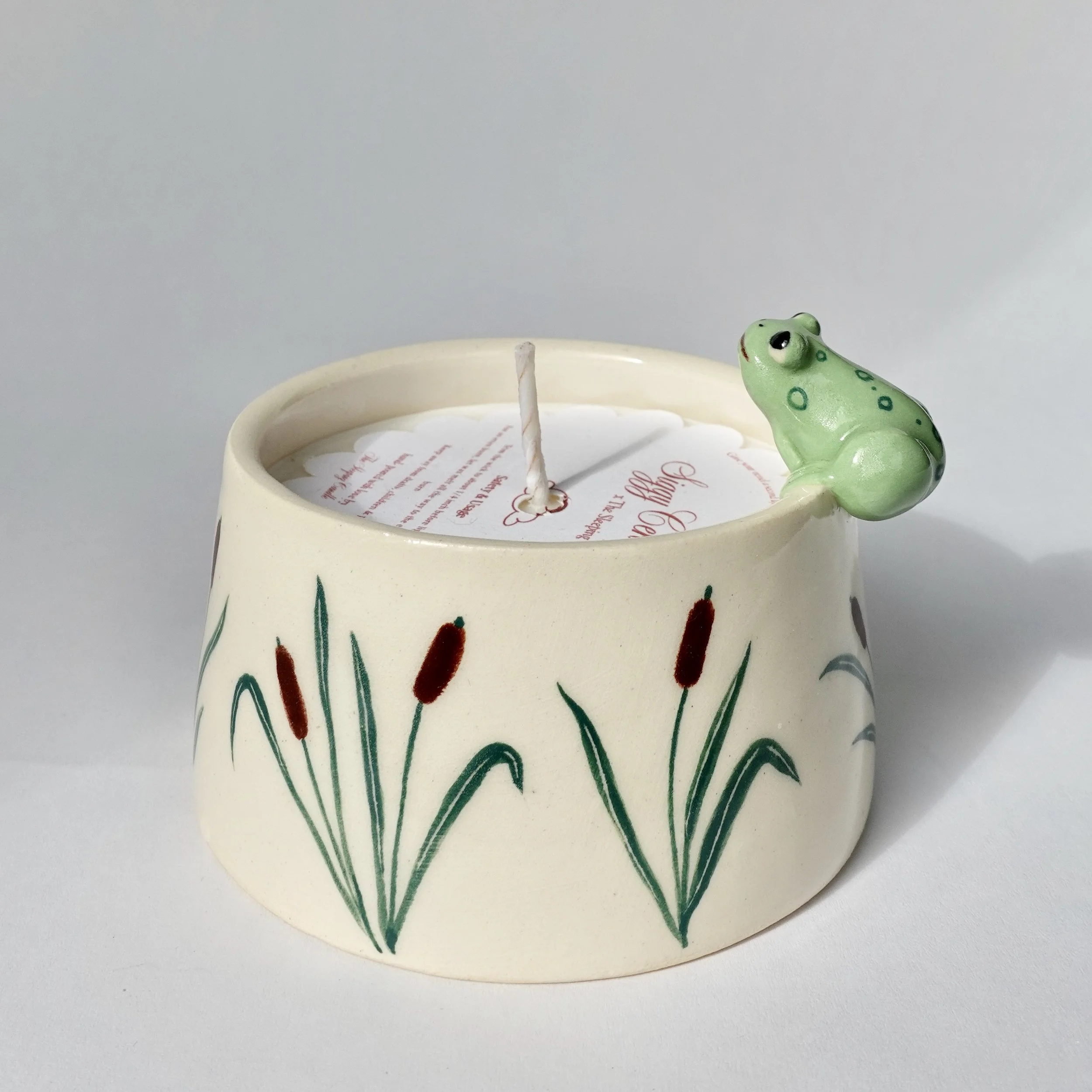 Frog candle 1