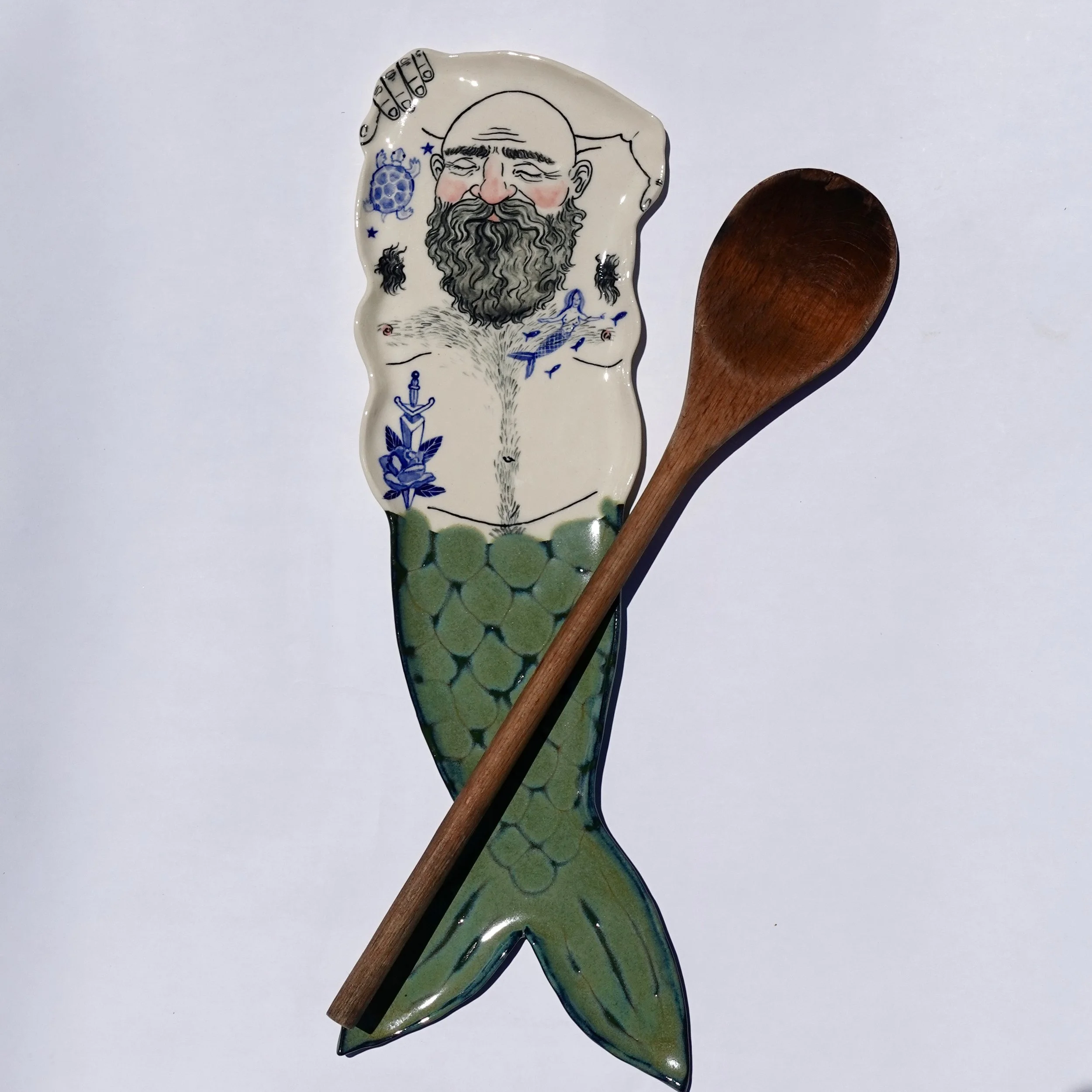 Grey merdaddy spoon rest