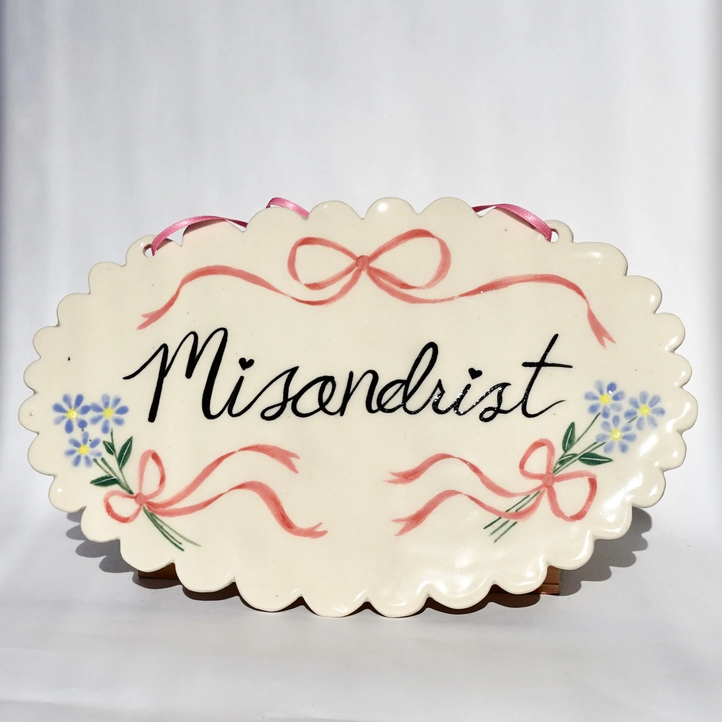 Misandrist wall-hanging