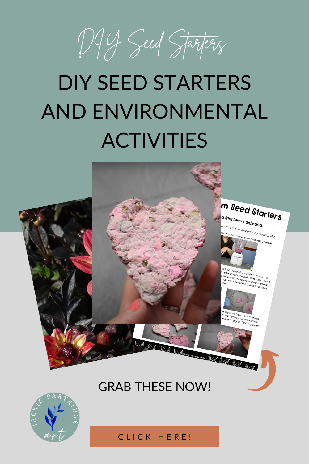earth day craft idea make a seed starter with handmade paper