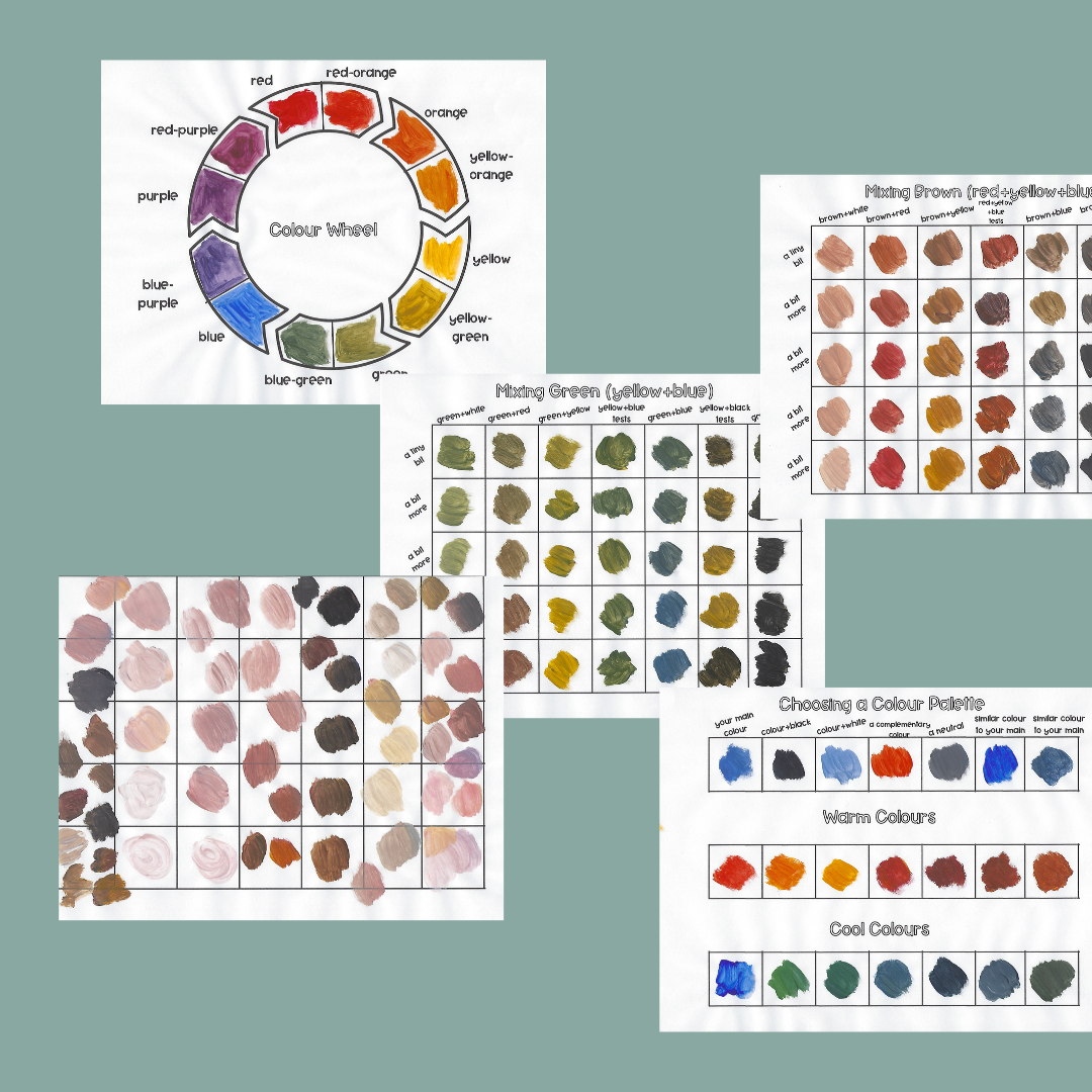 colour wheel art lesson