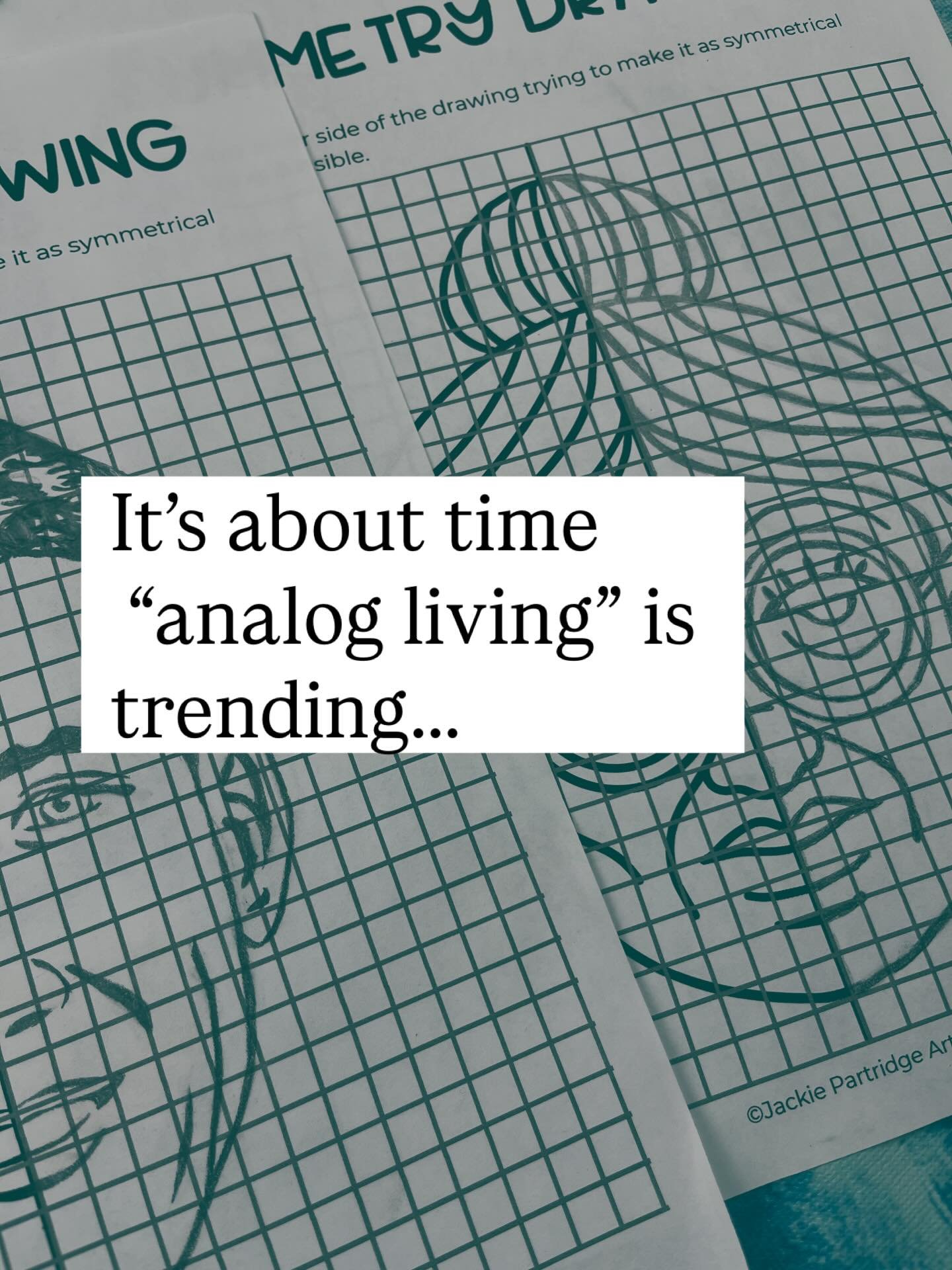 How I&rsquo;m being mindful of my analog living&hellip;

No phones after 8pm
No phones first thing in the am - after coffee, breakfast, and morning cuddles with my boys.
No phones charging in our room
Less tv time
Setting up my art supplies so I&rsqu
