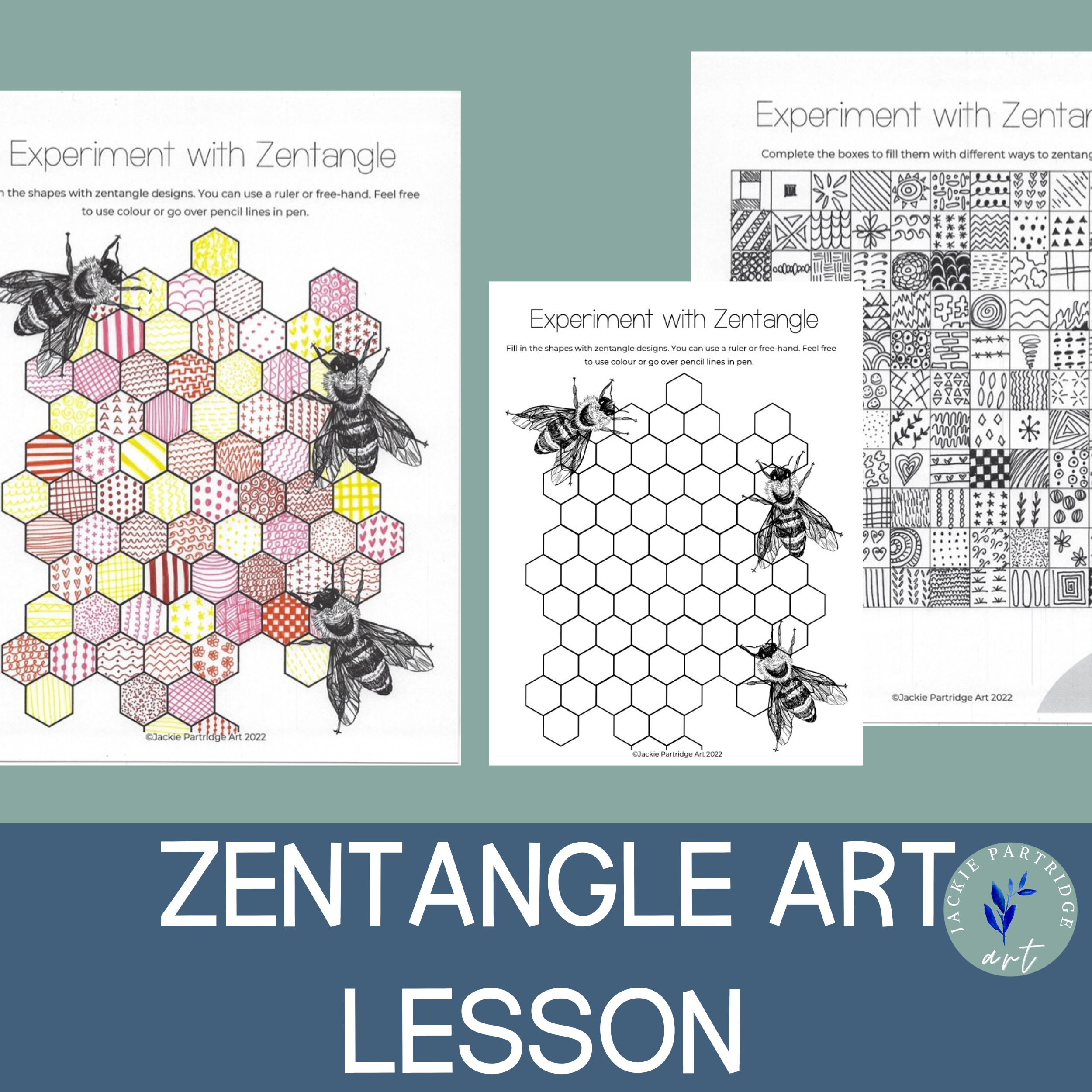 Zentangle worksheets