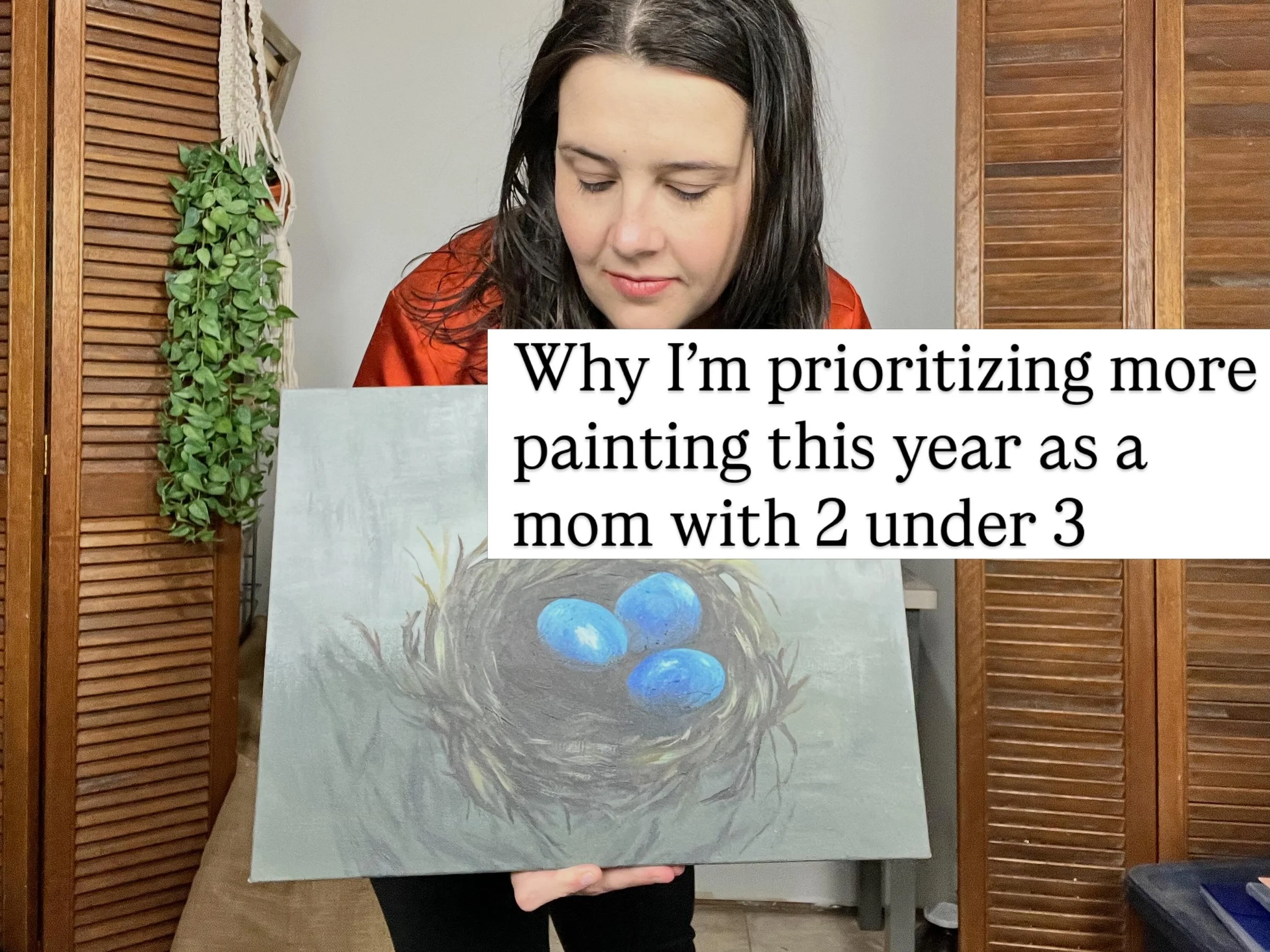 Should I share part 2? 

Does painting more consistently make you feel calm?