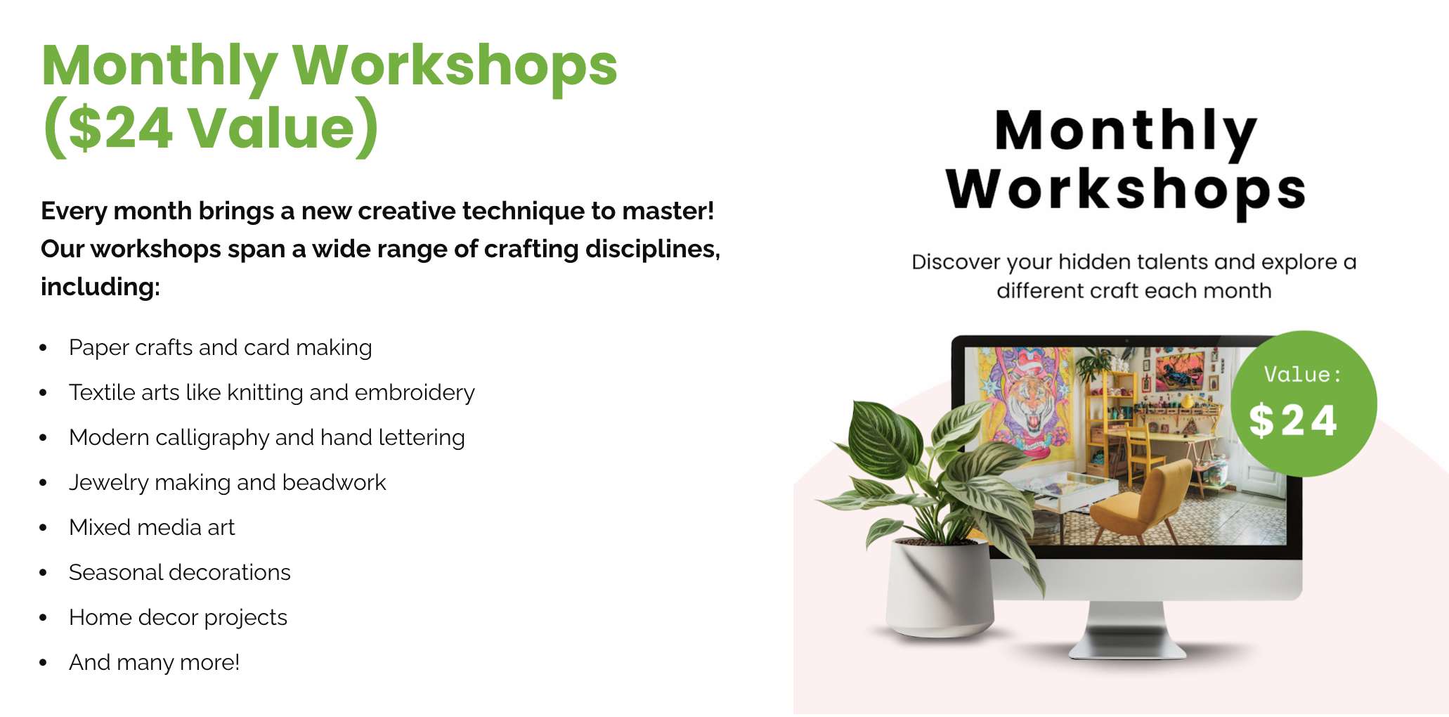 hobby art classes for adults membership