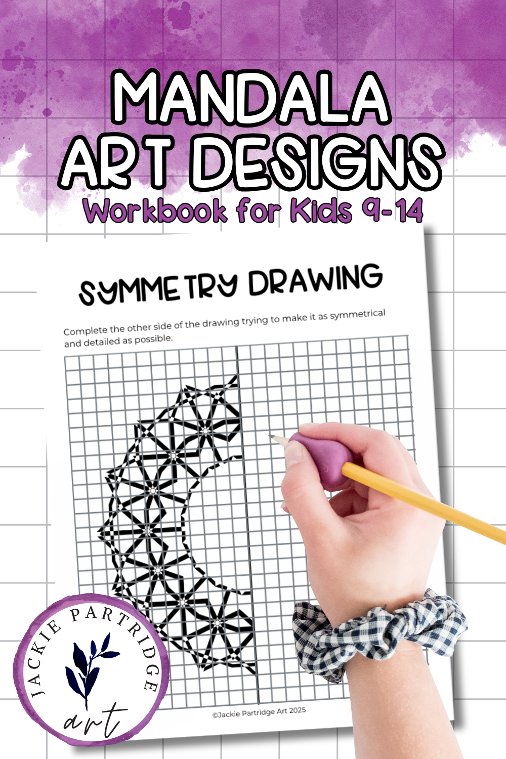 Easy Mandala Art Drawing Book: A Thoughtful Gift for Creative Teens and Tweens