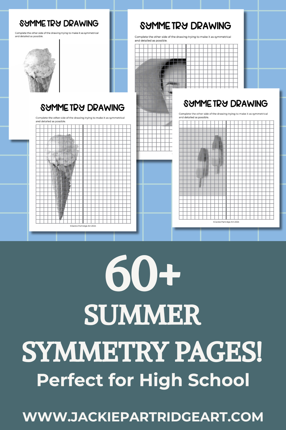 end of year activity summer symmetry