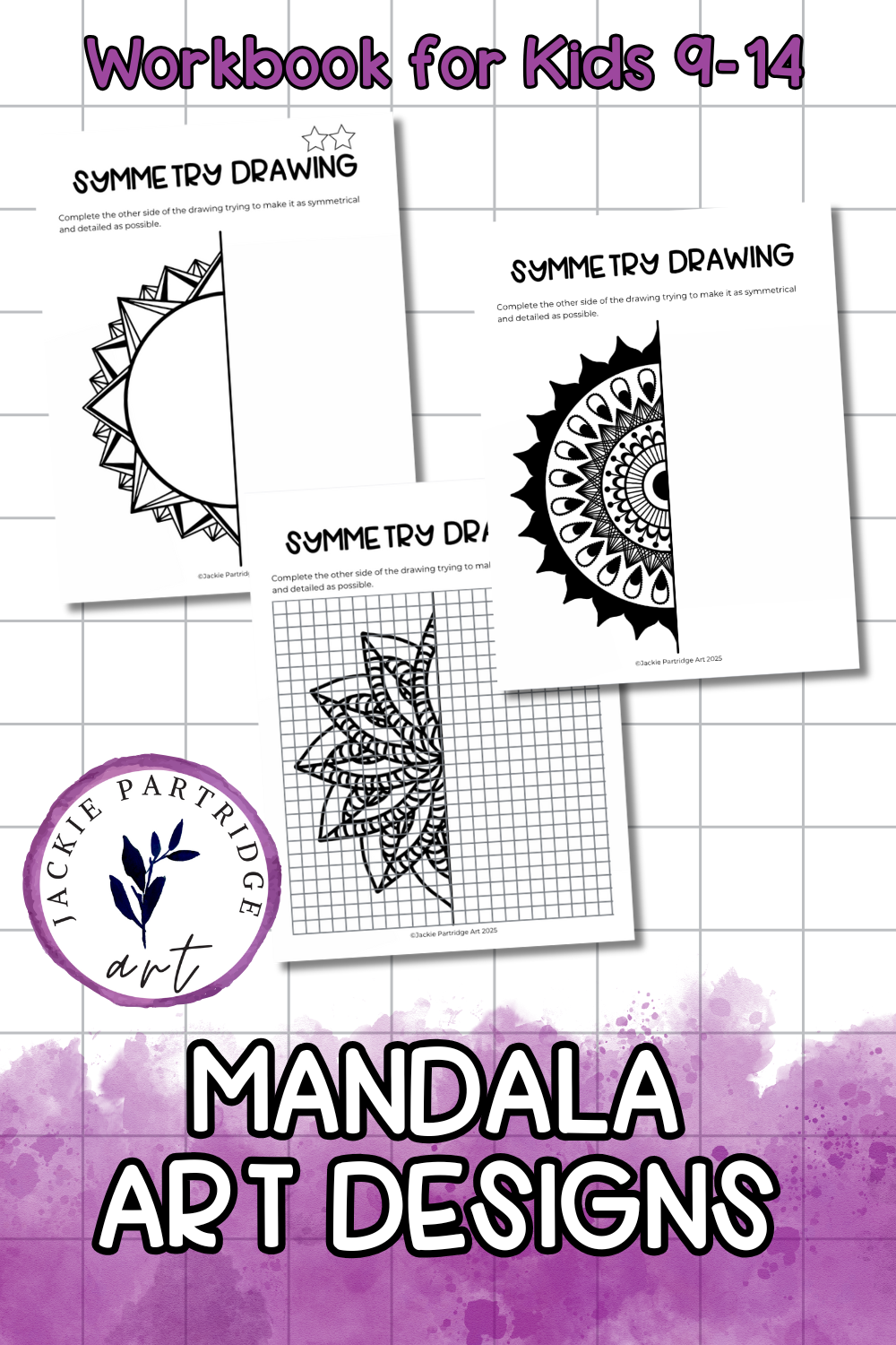 mandala symmetry drawing book