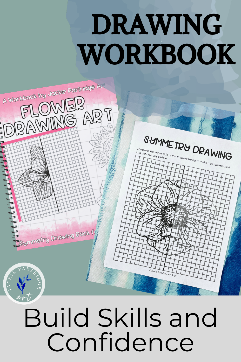 homeschool art supplies flower drawing book
