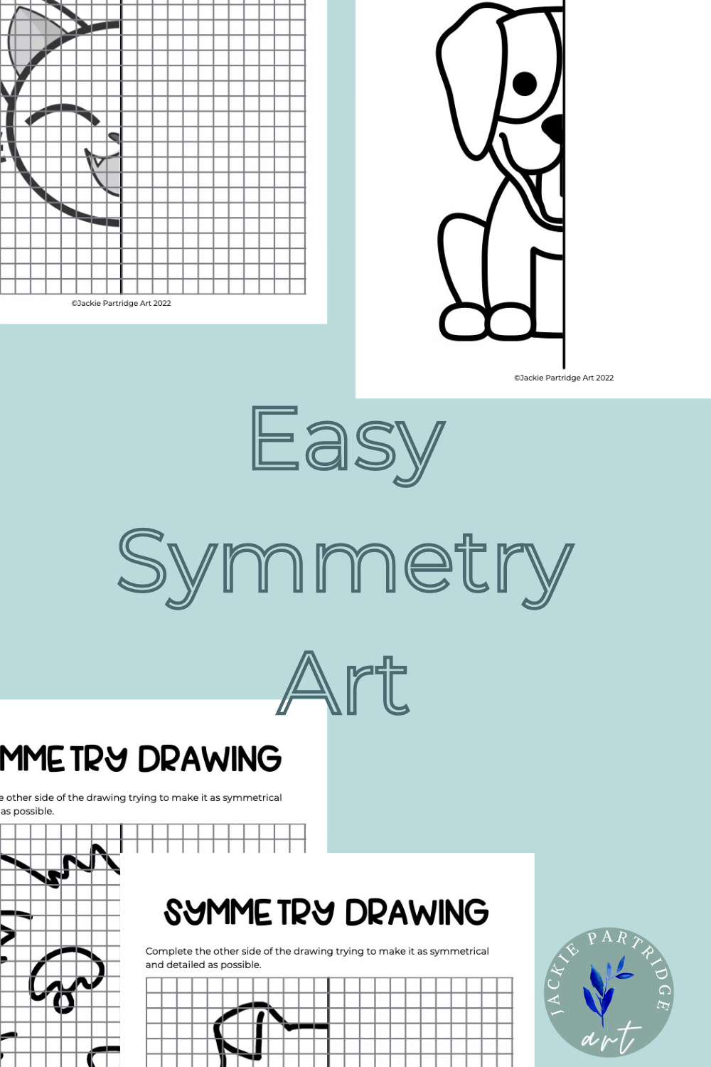Easy Symmetry Art for Primary Grades — Jackie Partridge Art