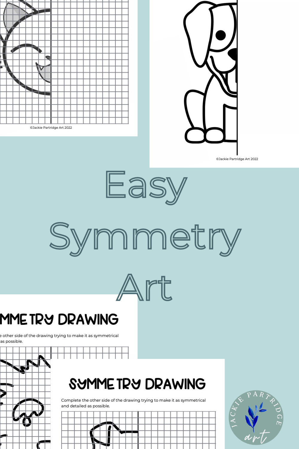 symmetry in kindergarten easy symmetry worksheets of animals