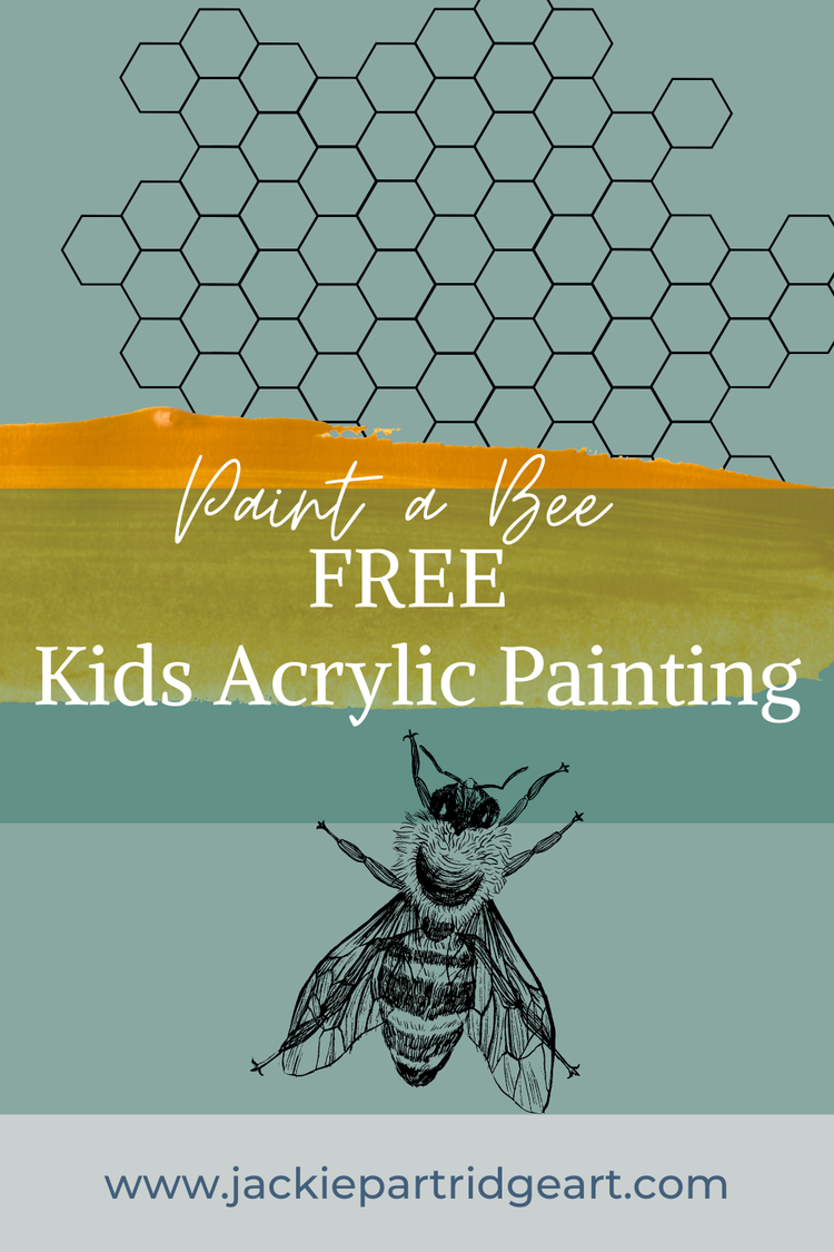 Simple Bumble Bee Painting — Jackie Partridge Art