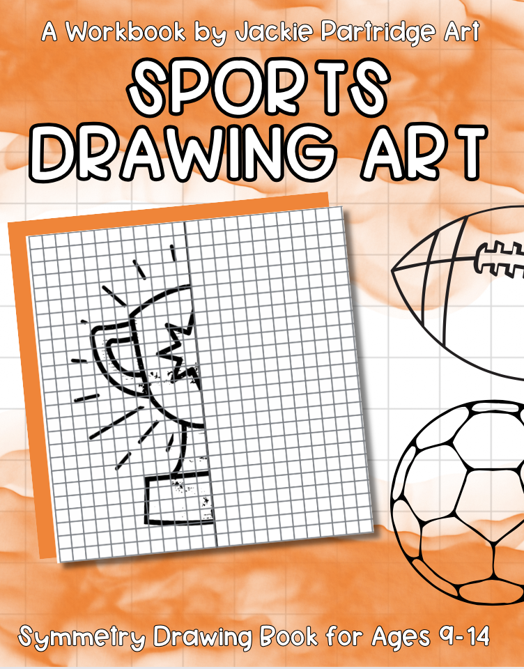 sports drawing ideas symmetry drawing book