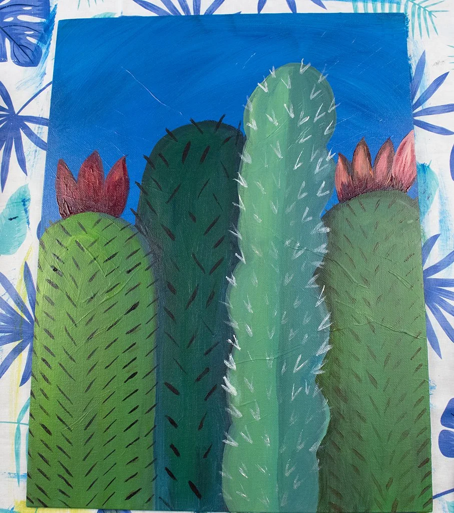 Cactus Painting Tutorial — Jackie Partridge Art