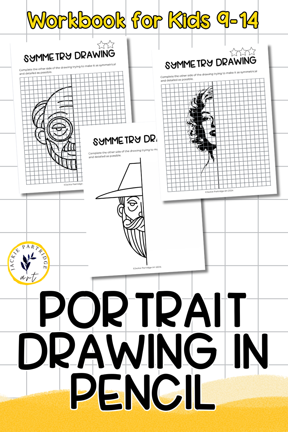 portrait drawing with pencil