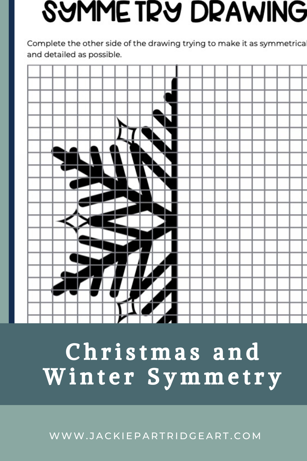 Snowflake Art Drawing&nbsp;Ideas for Grades 4-7