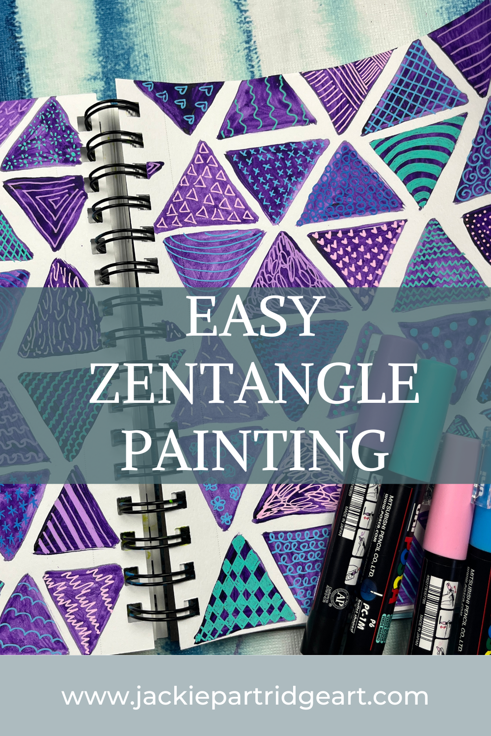 acrylic paint markers posca and zentangle designs