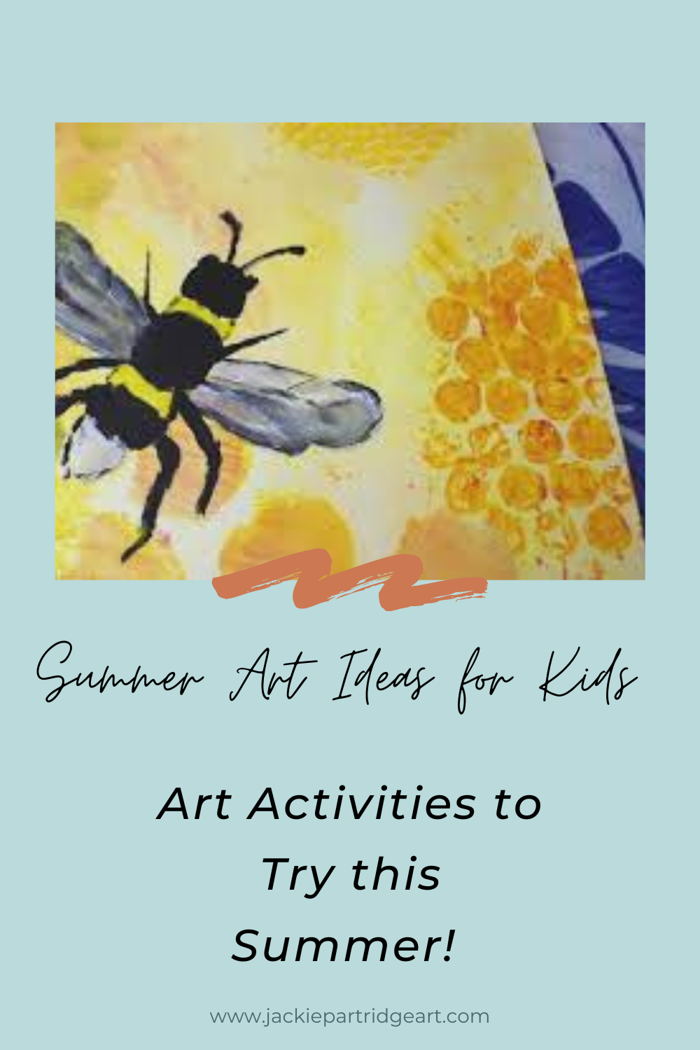 Simple Bumble Bee Painting — Jackie Partridge Art