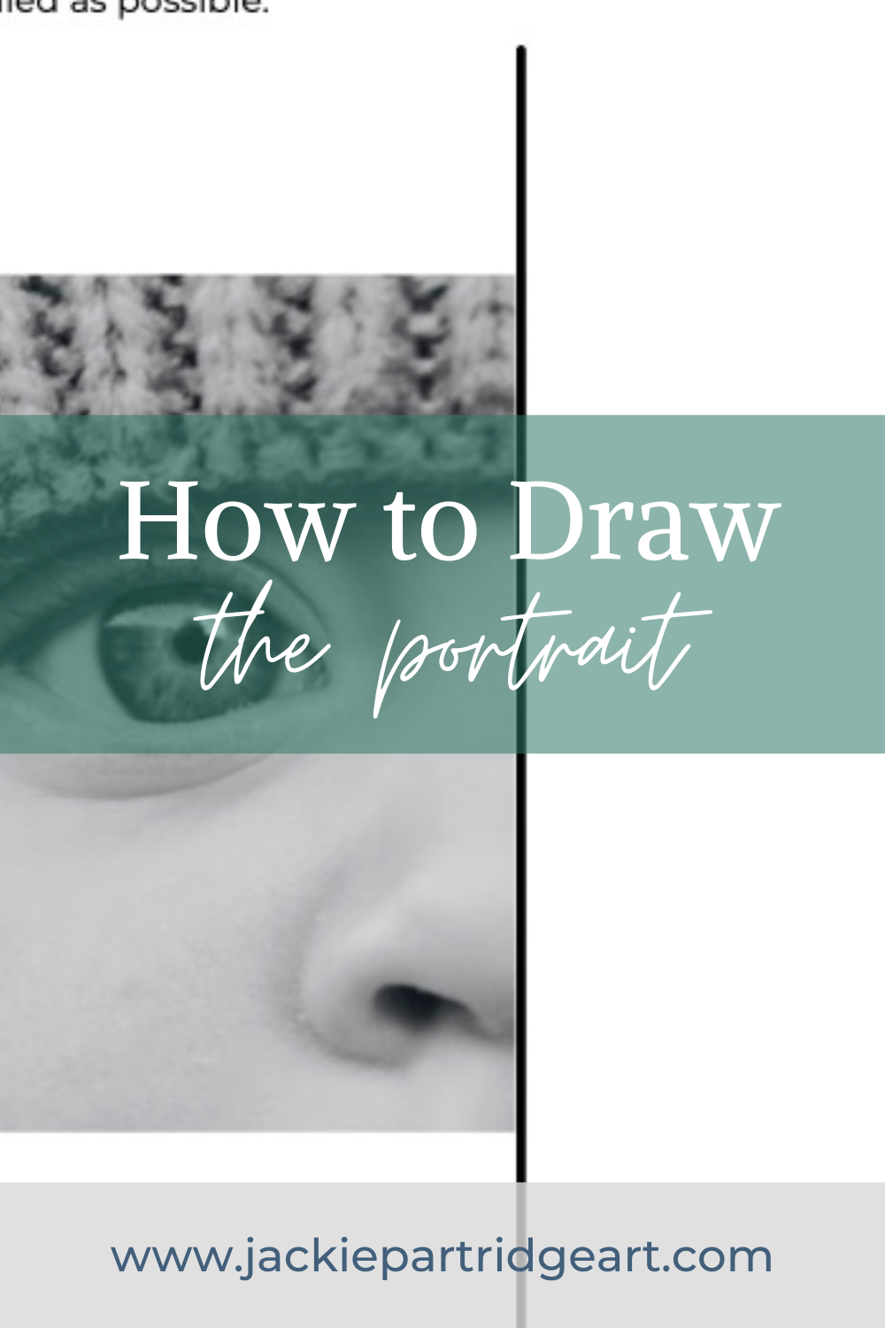 portrait drawing facial features of a baby black and white photo