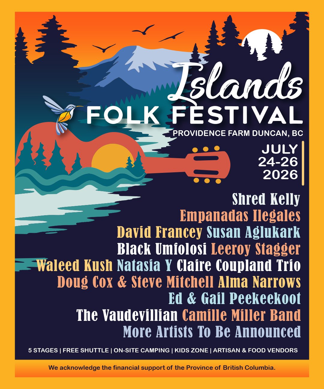 More Artists to be Announced Soon