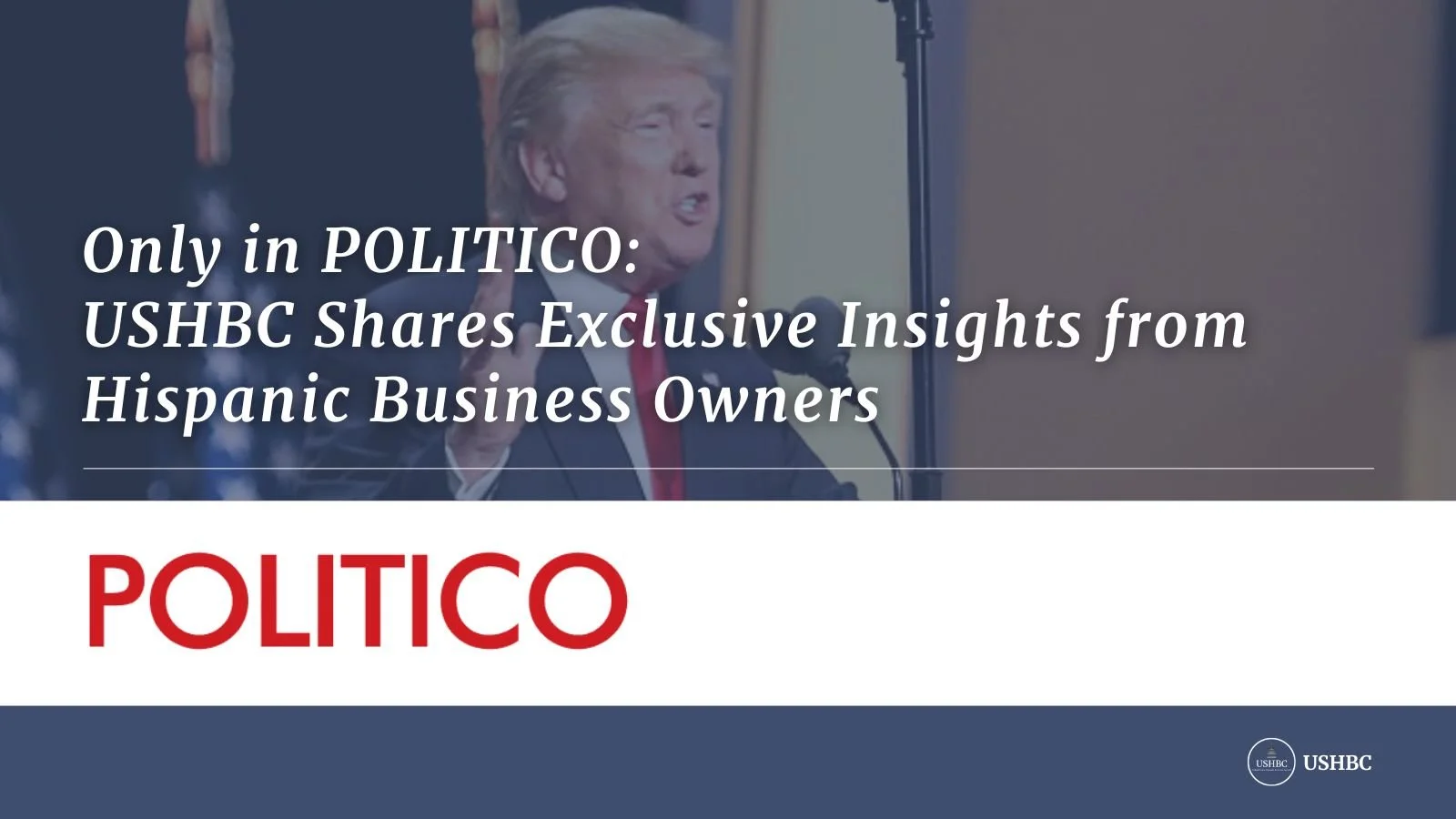 USHBC Survey Results Featured exclusively in Politico