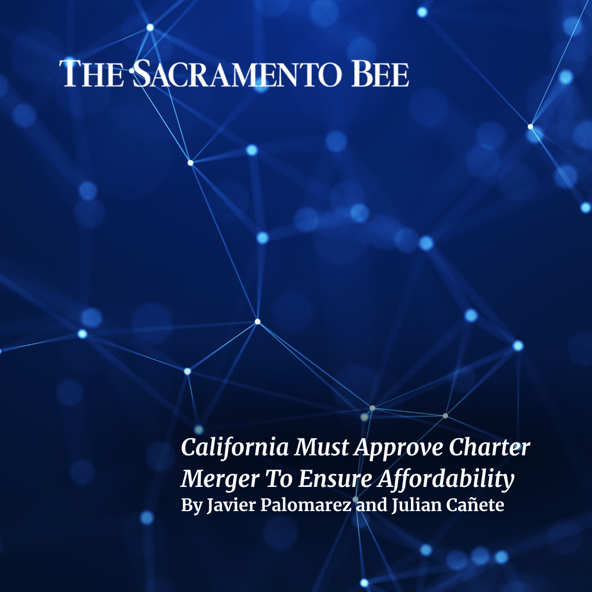 California Must Approve Charter Merger To Ensure Affordability