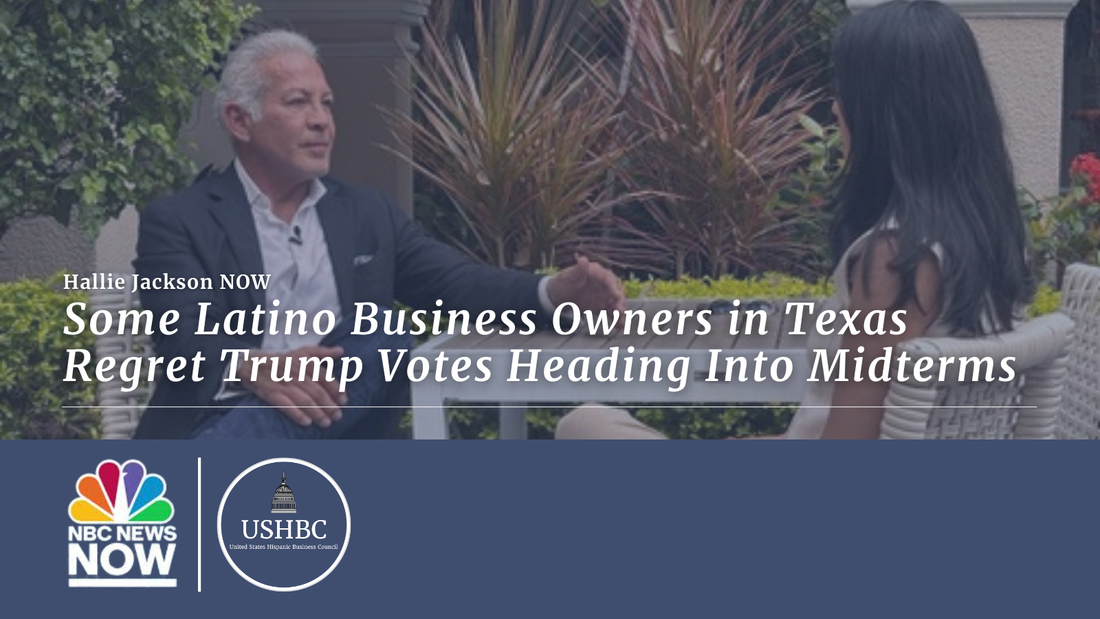 Javier Palomarez NBC News Now Feature