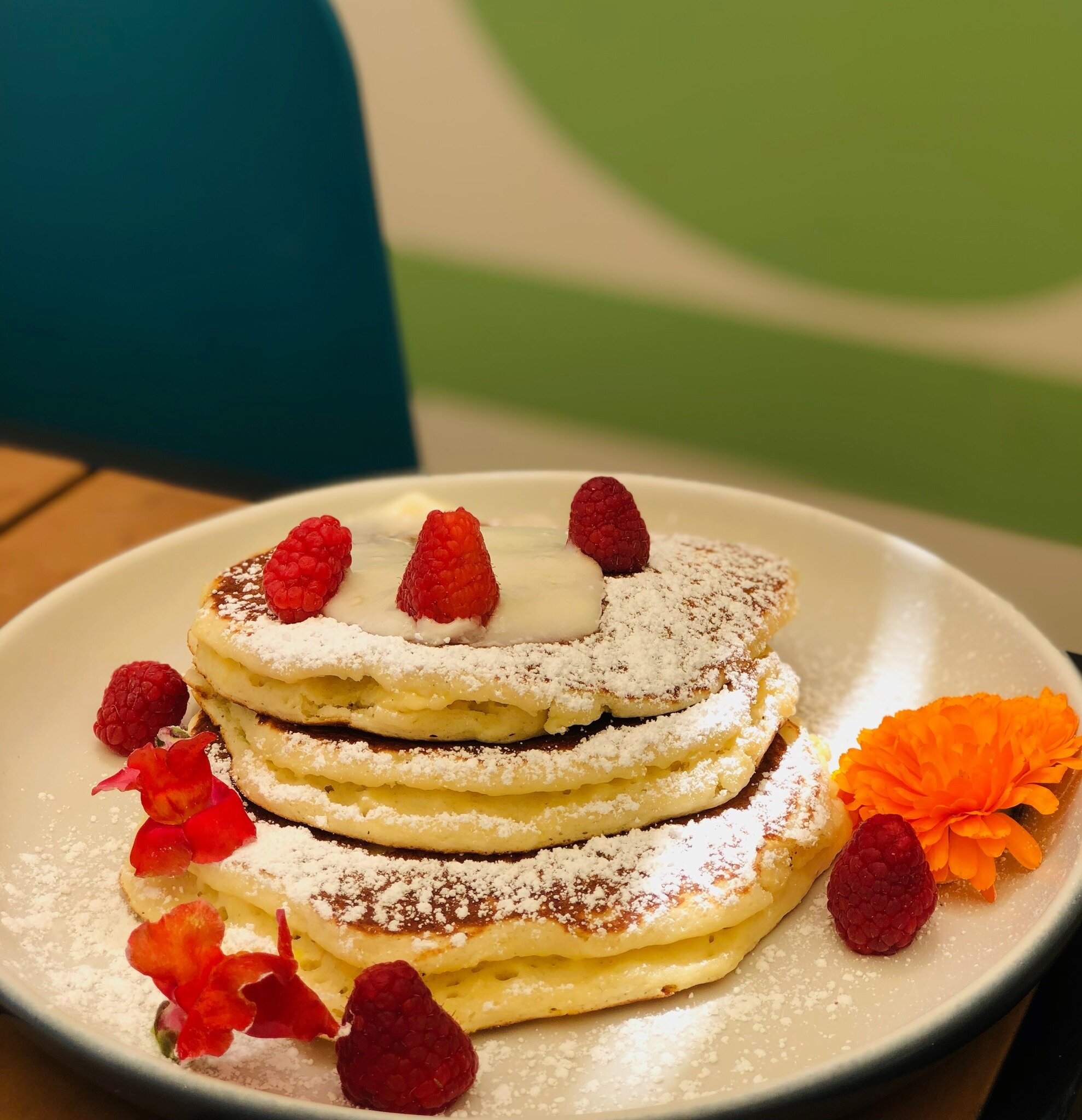 Just another delicious reason to celebrate the Moms in your life, Lemon Ricotta Pancakes served with our freshly squeezed juice! Open Mother's Day 6:00AM-2:00PM.